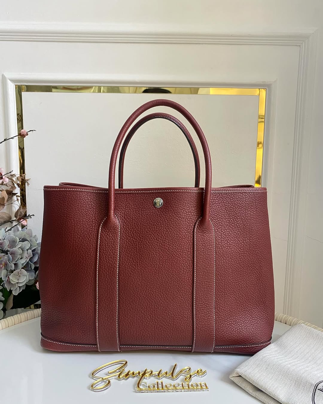 Hermes GPT 36 Rouge Negonda Leather