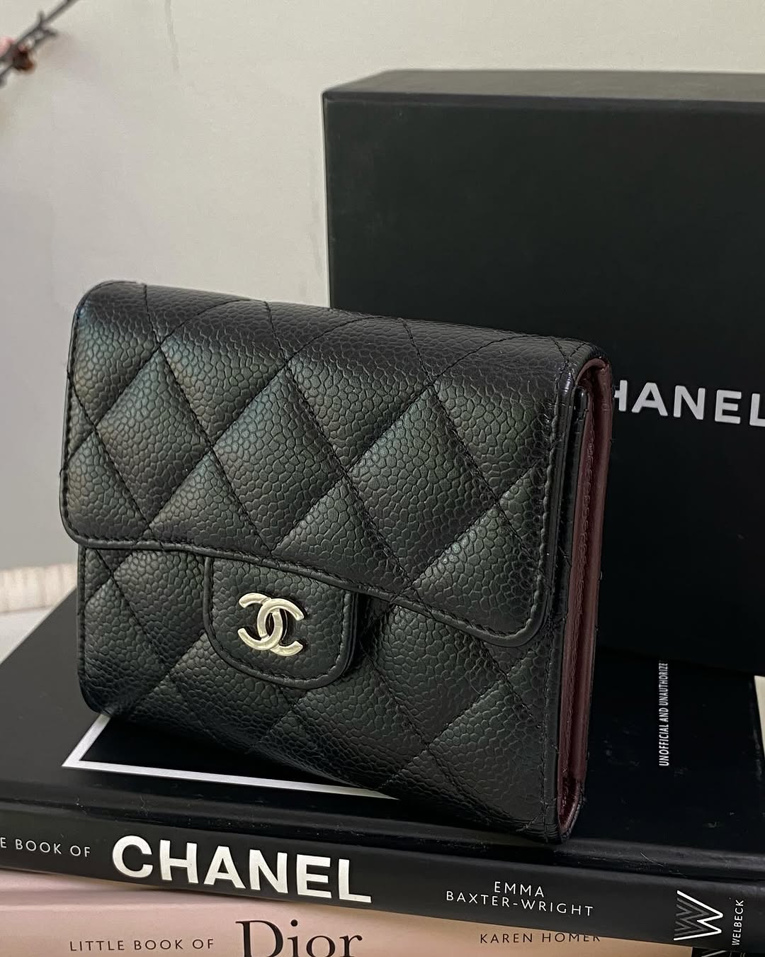 Chanel Classic Quilted Caviar Flap Wallet