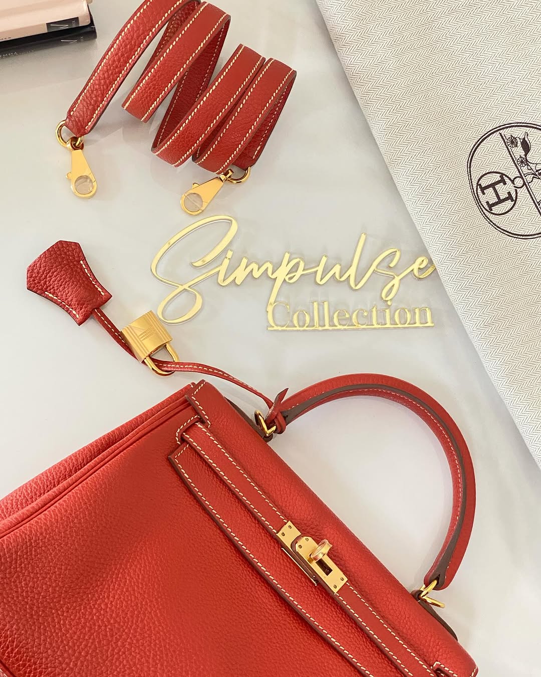 Hermes Kelly 25 TOGO GHW