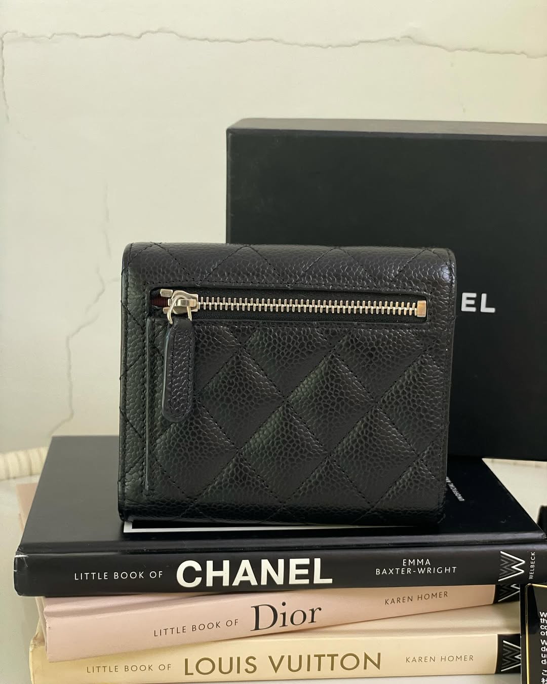 Chanel Classic Quilted Caviar Flap Wallet