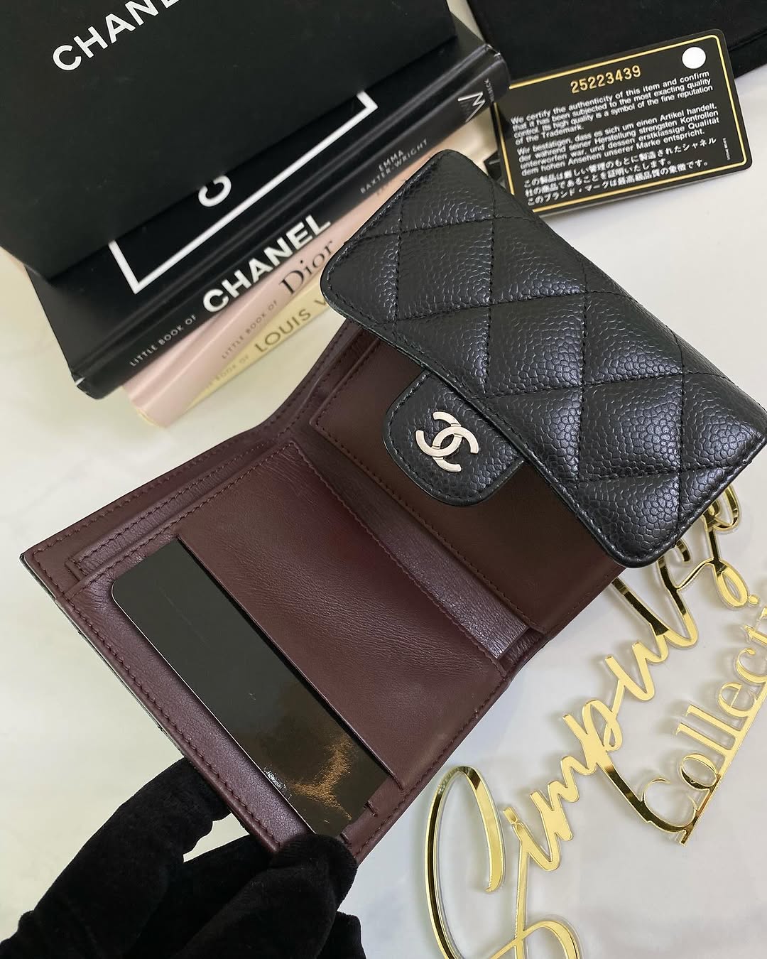 Chanel Classic Quilted Caviar Flap Wallet