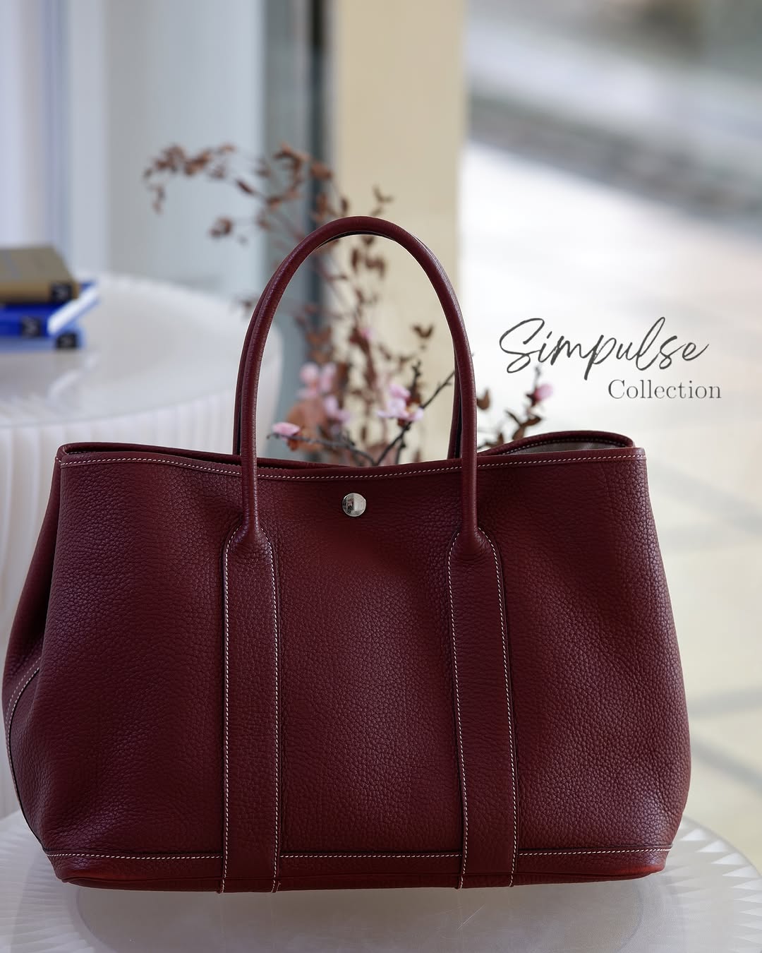 Hermes GPT 36 Rouge Negonda Leather