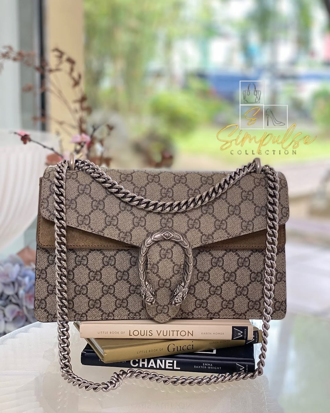 GG Supreme Mono Dionysus Shoulder Bag