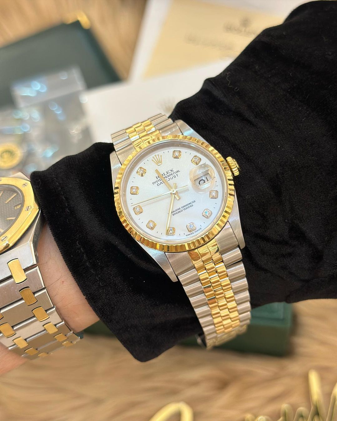 Datejust 36mm Two Tone w/diamonds