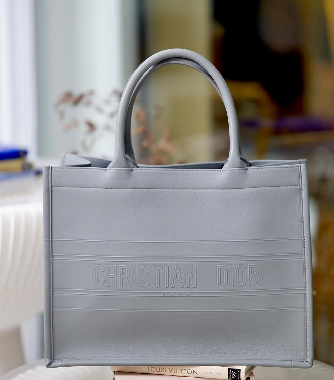 Lady Dior Dior Book Tote Leather Dior Book Tote Medium Leather