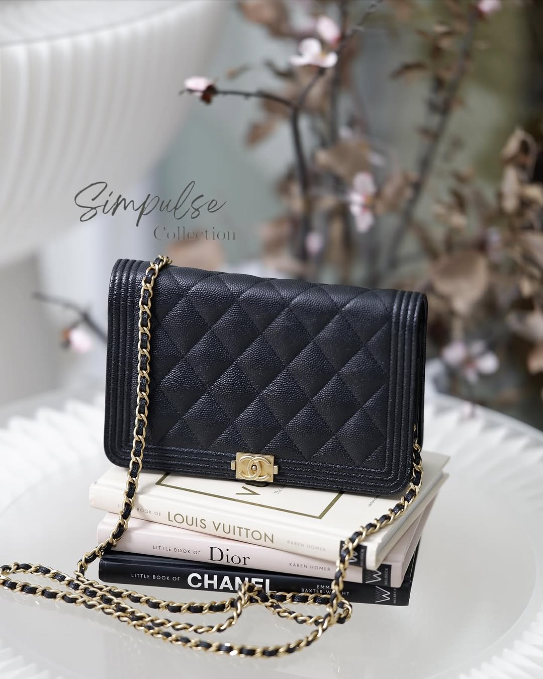 Chanel Leboy Caviar WOC GHW