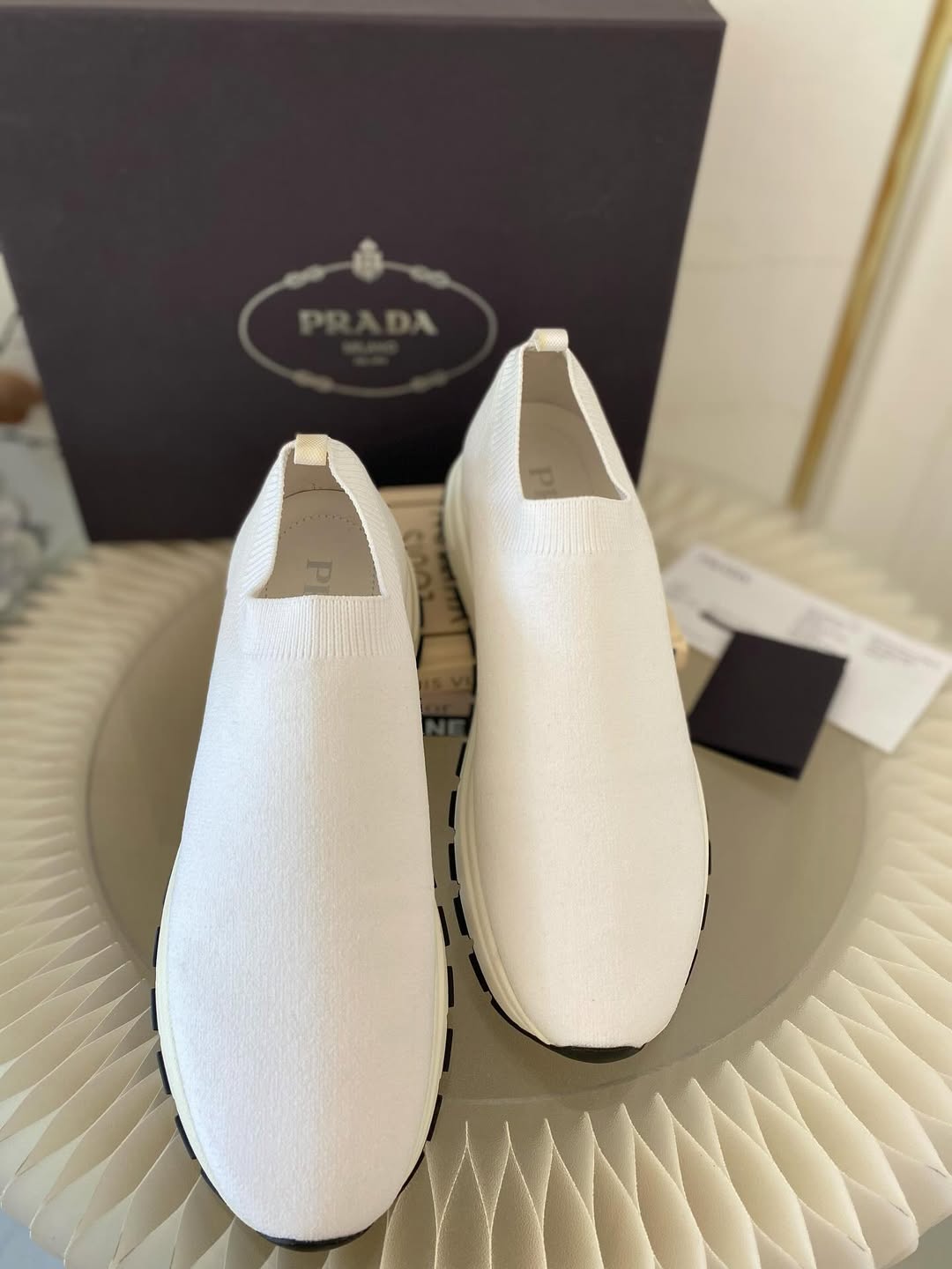 Prada White Sneakers
