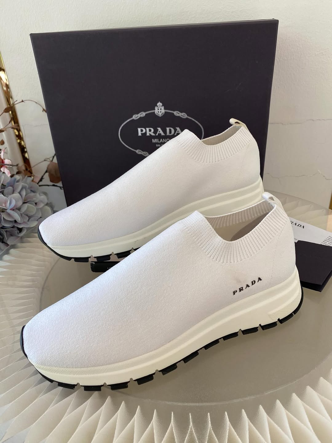 Prada White Sneakers