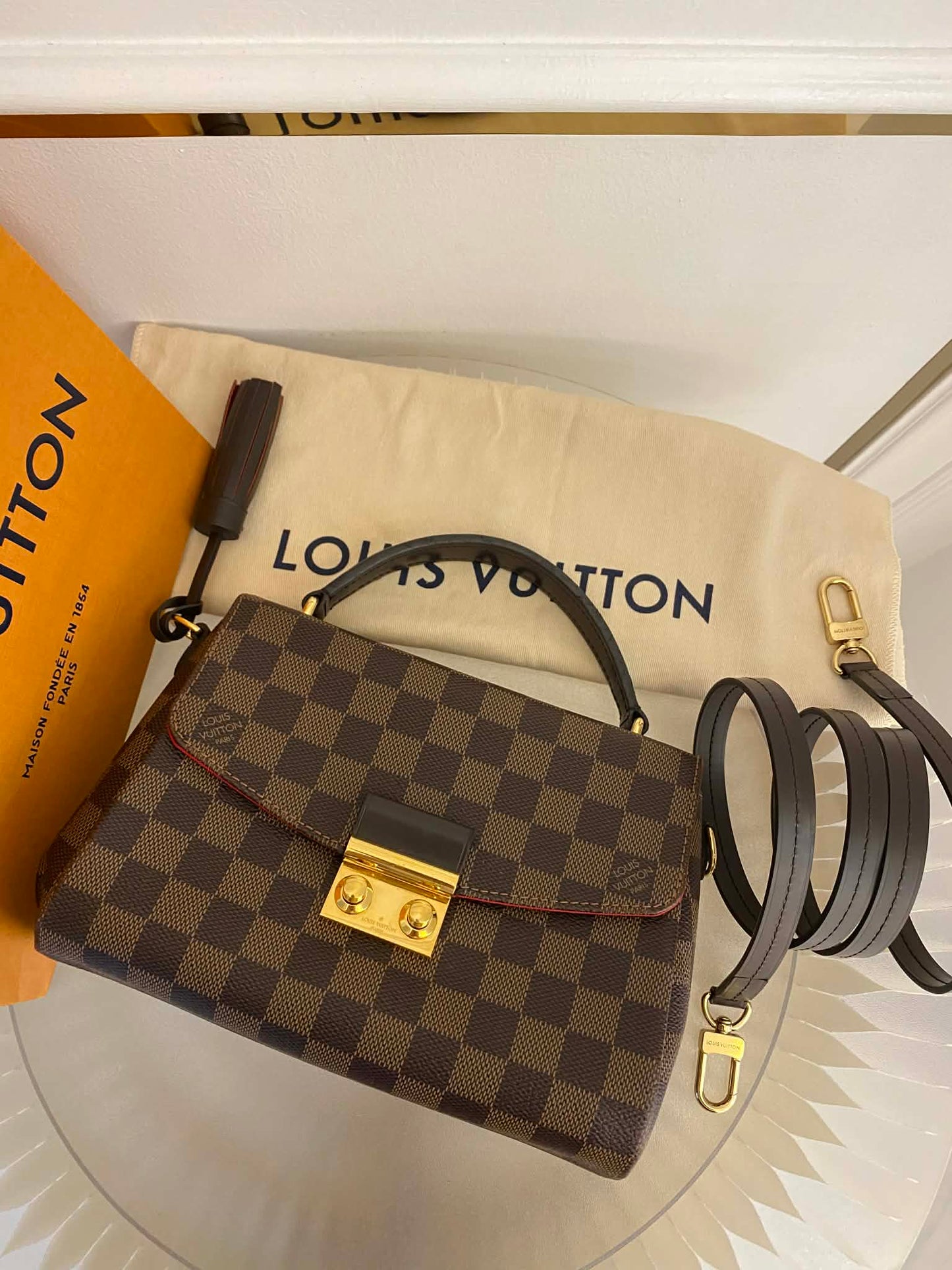 Louis Vuitton Croisette Damier Ebene