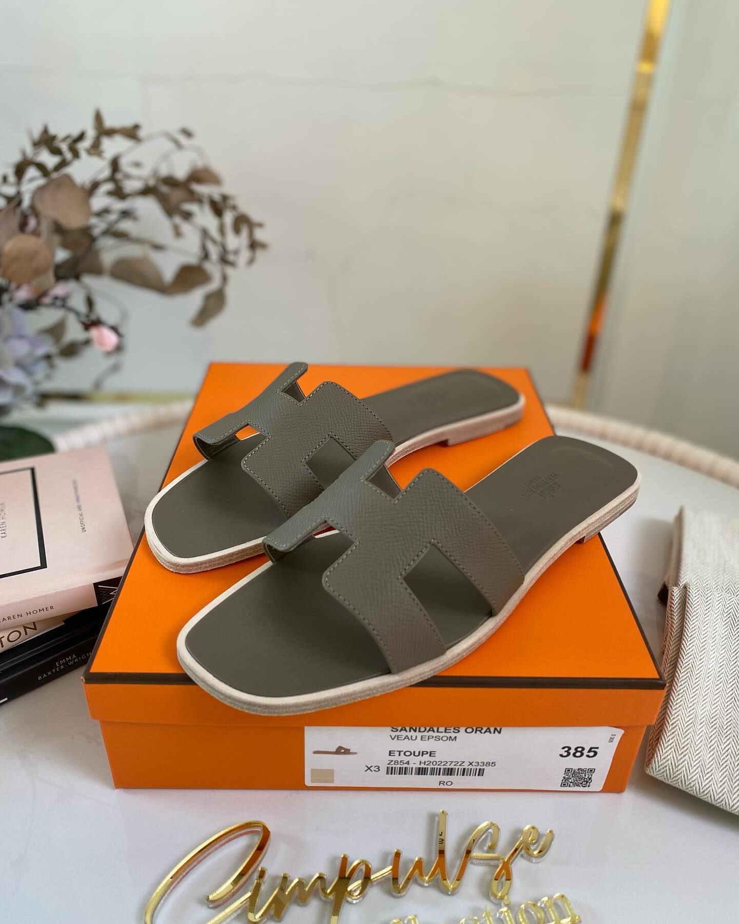 H Oran Etoupe Size 38.5