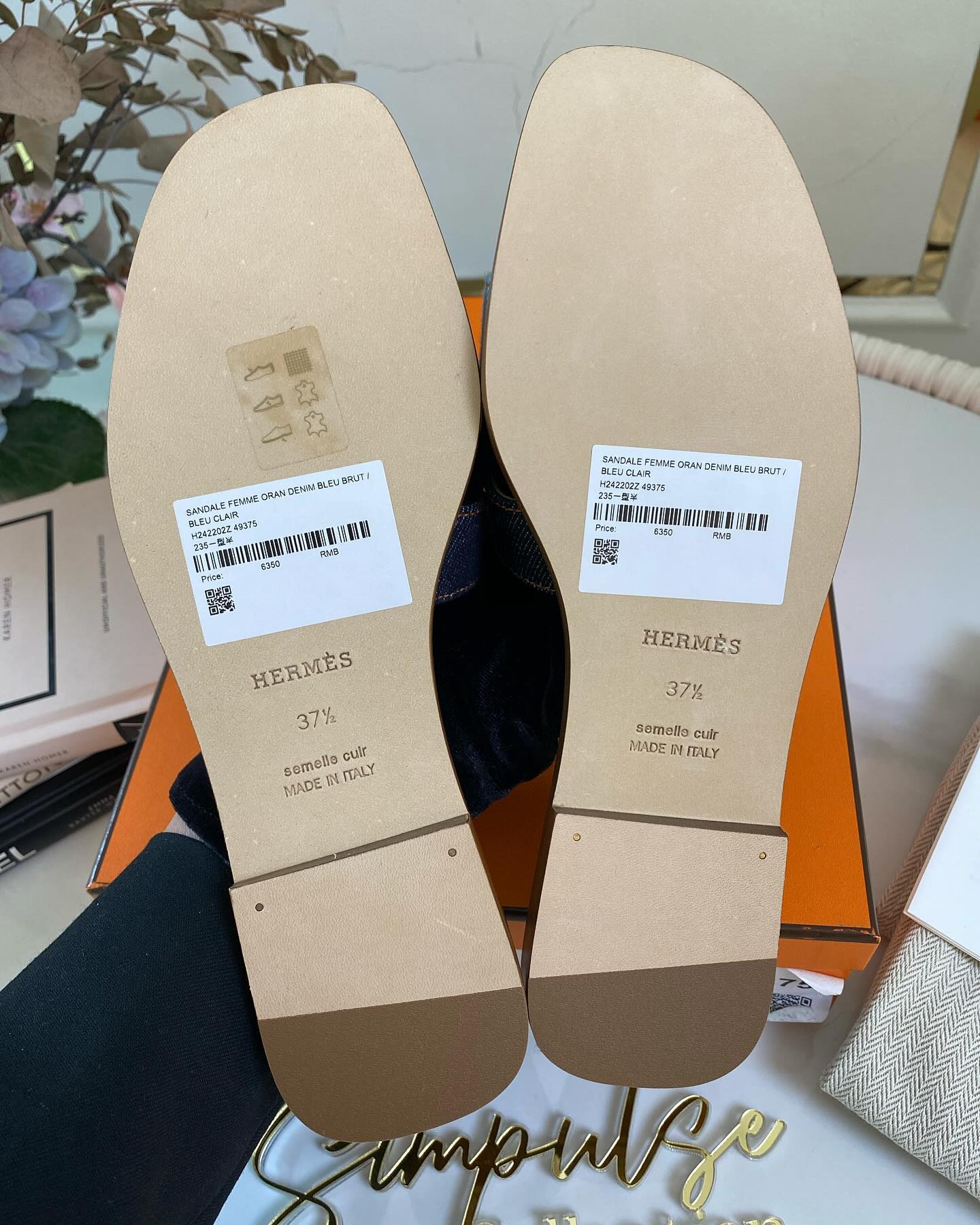 H Oran Denim Size 37.5