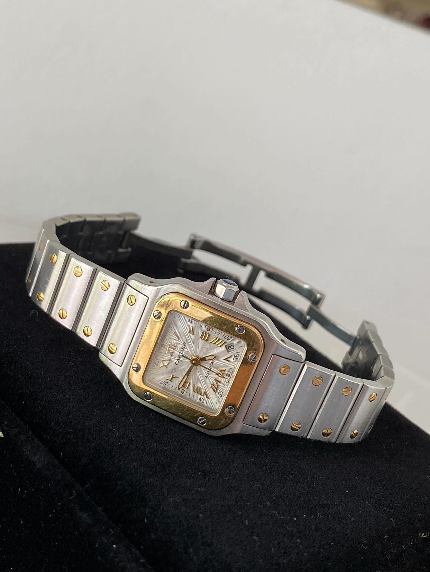 Cartier Santos Galbee Two Tone