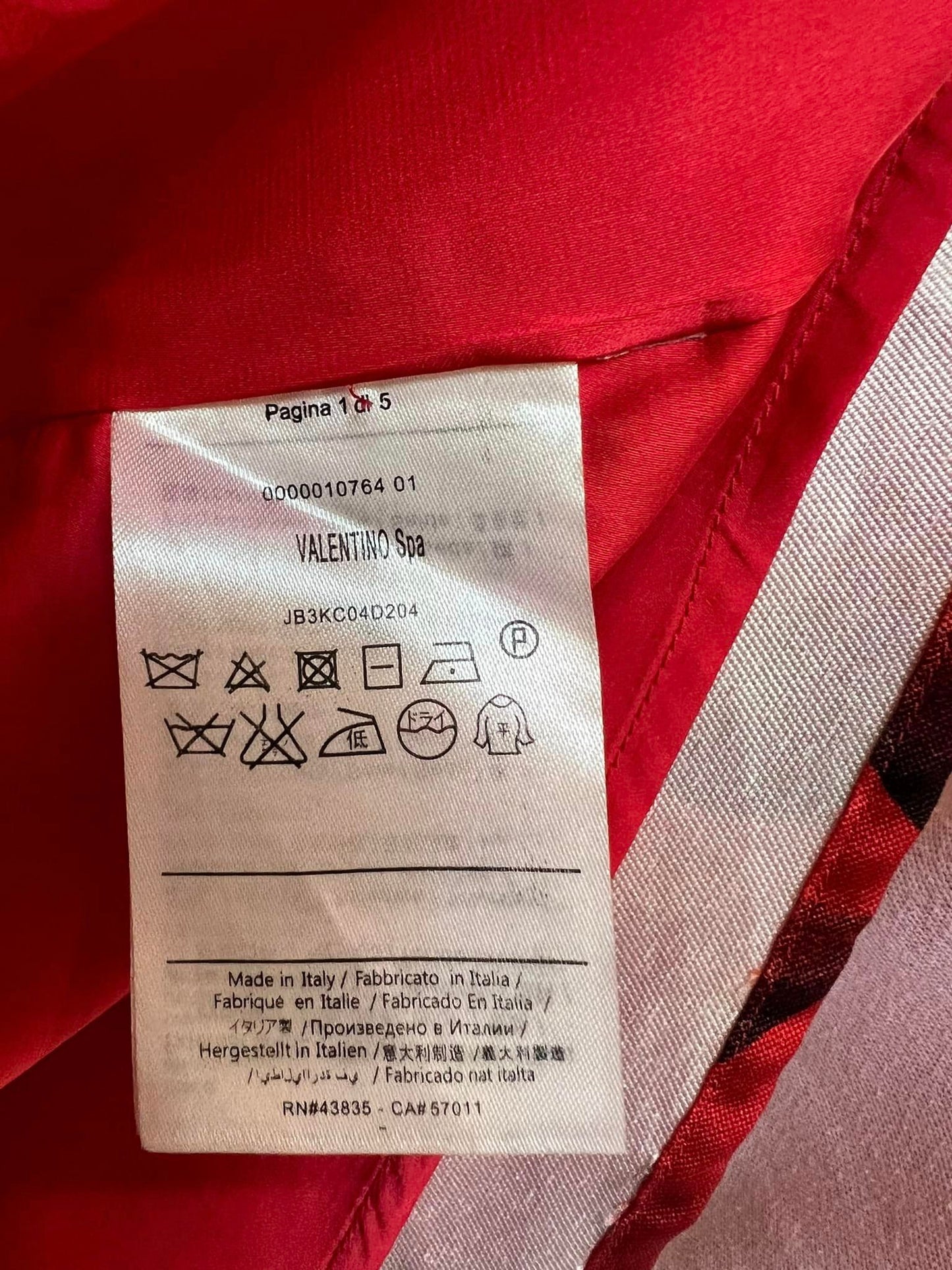 VLTN Red Heart Print Skater Dres