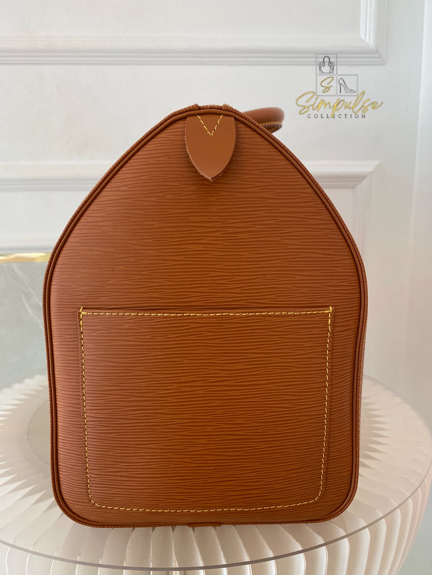 Louis Vuitton Keepall Epi Leather Cipango Gold