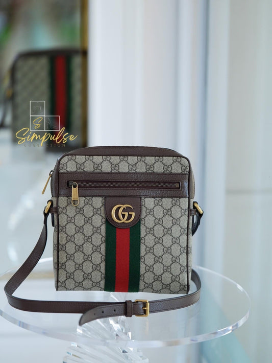Gg Supreme Mono Web Small Ophidia Messenger Bag