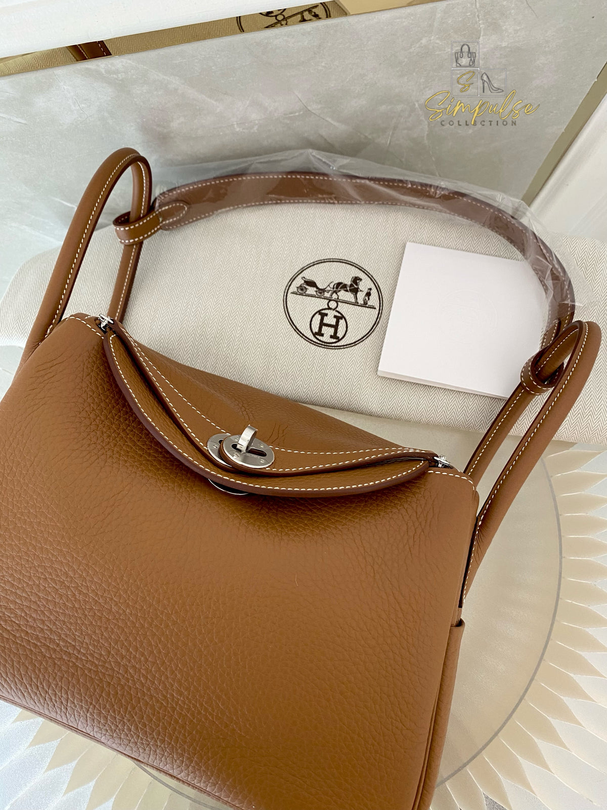 HERMES LINDY 26 CLEMENCE GOLD