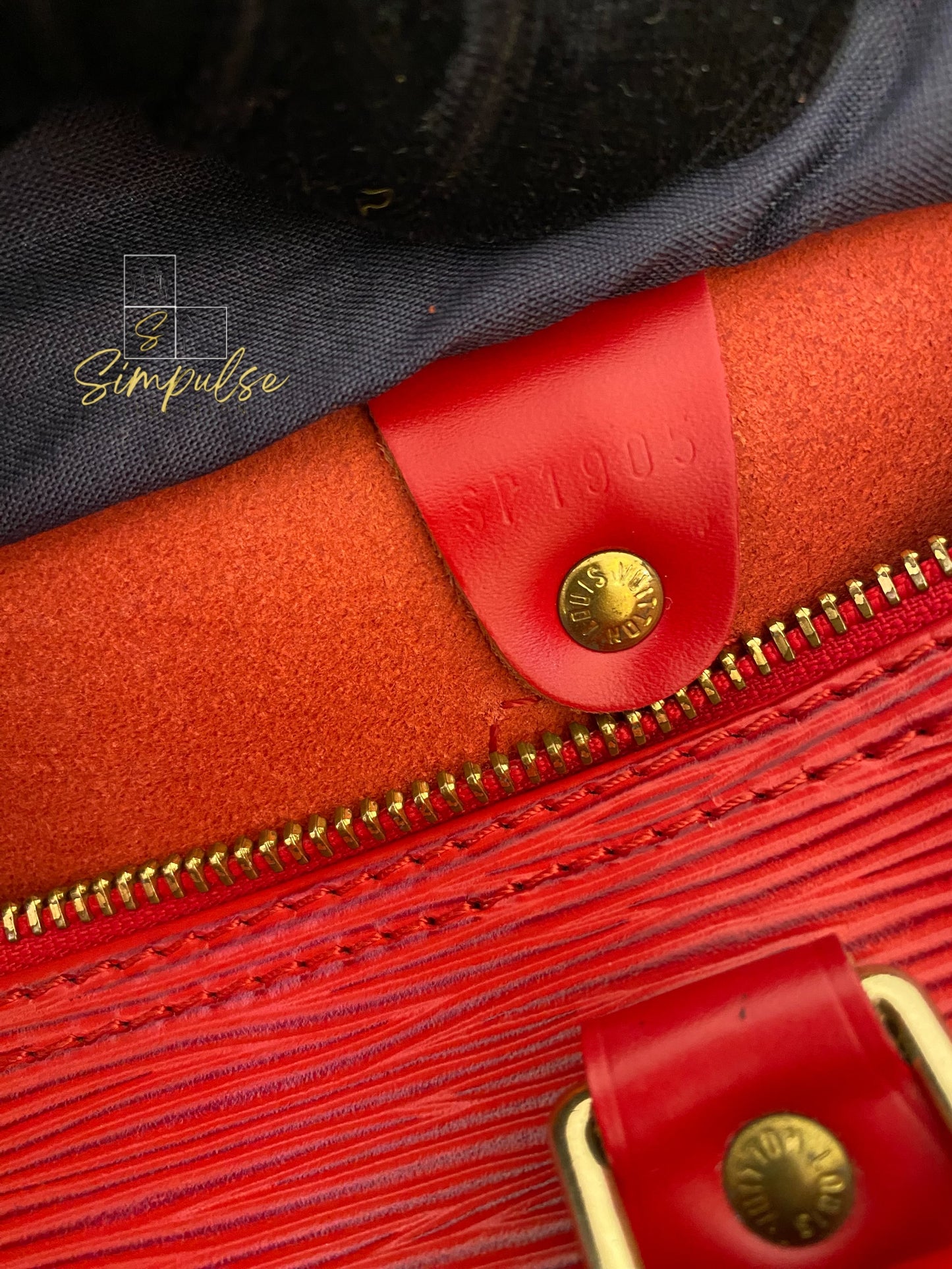 Louis Vuitton Epi Speedy 25 Red