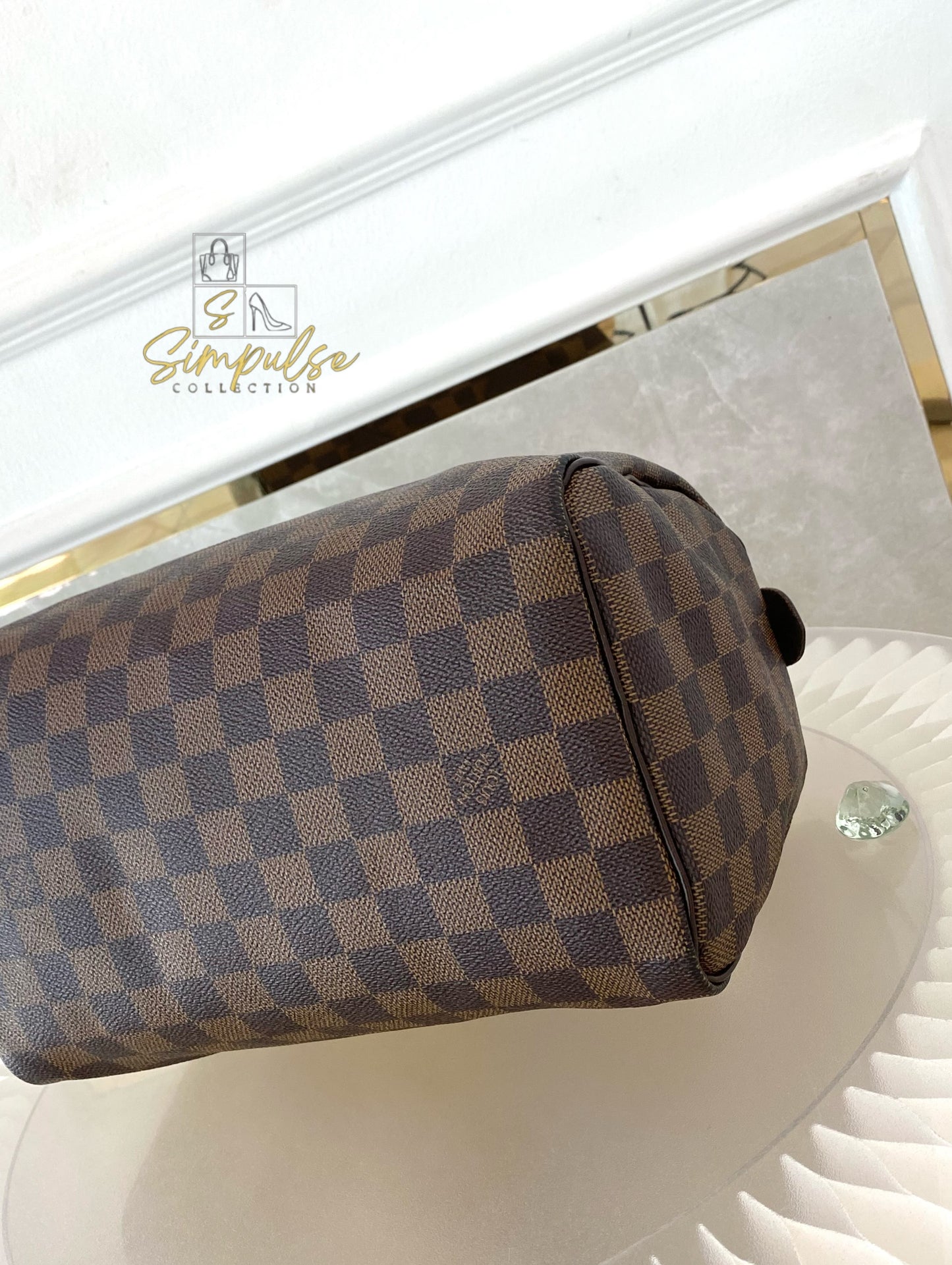 Louis Vuitton Speedy 25 in Damier Ebene