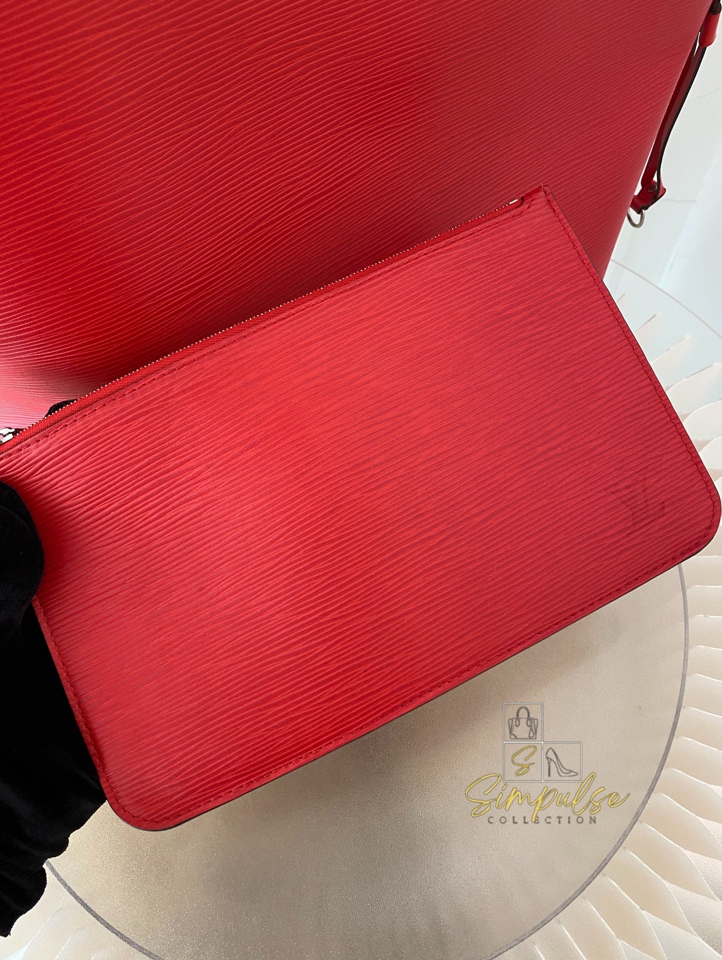 Louis Vuitton Epi Leather Neverfull Tote Bag