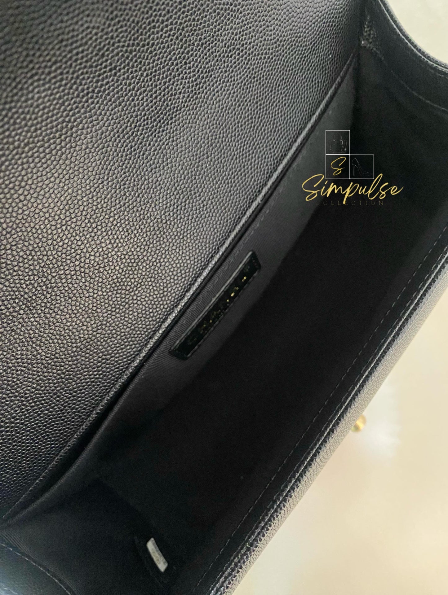 Chanel Leboy Old Medium Caviar Black GHW