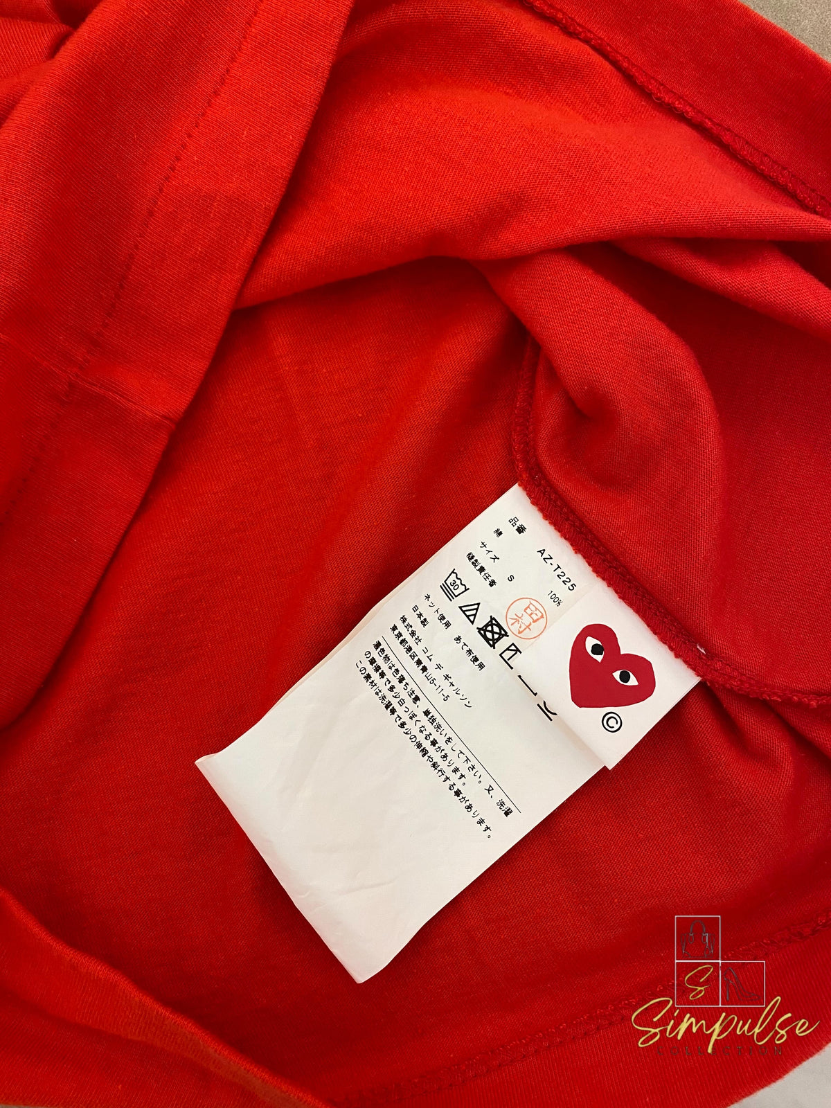 CDG RED T-SHIRT
