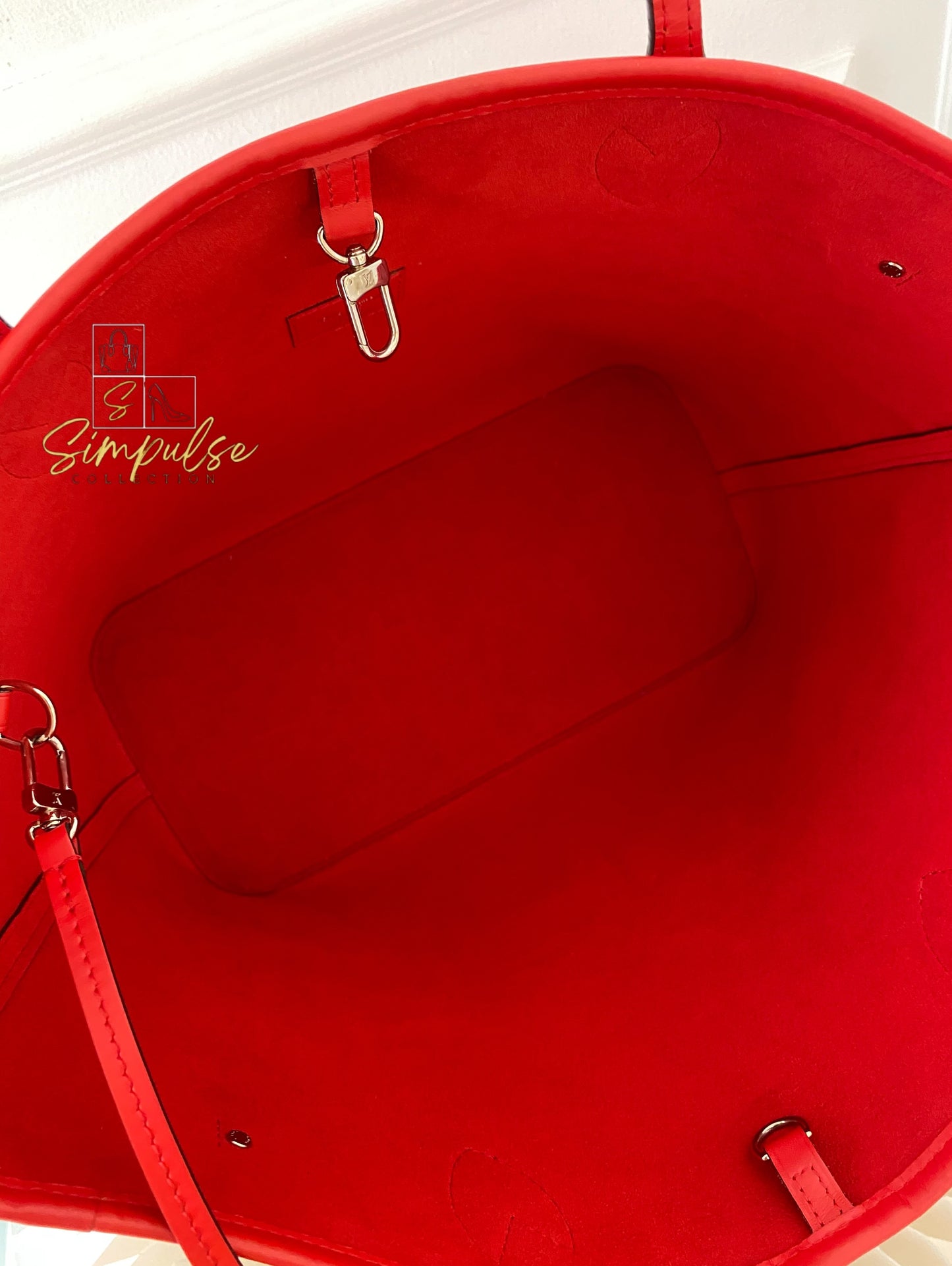 Louis Vuitton Epi Leather Neverfull Tote Bag