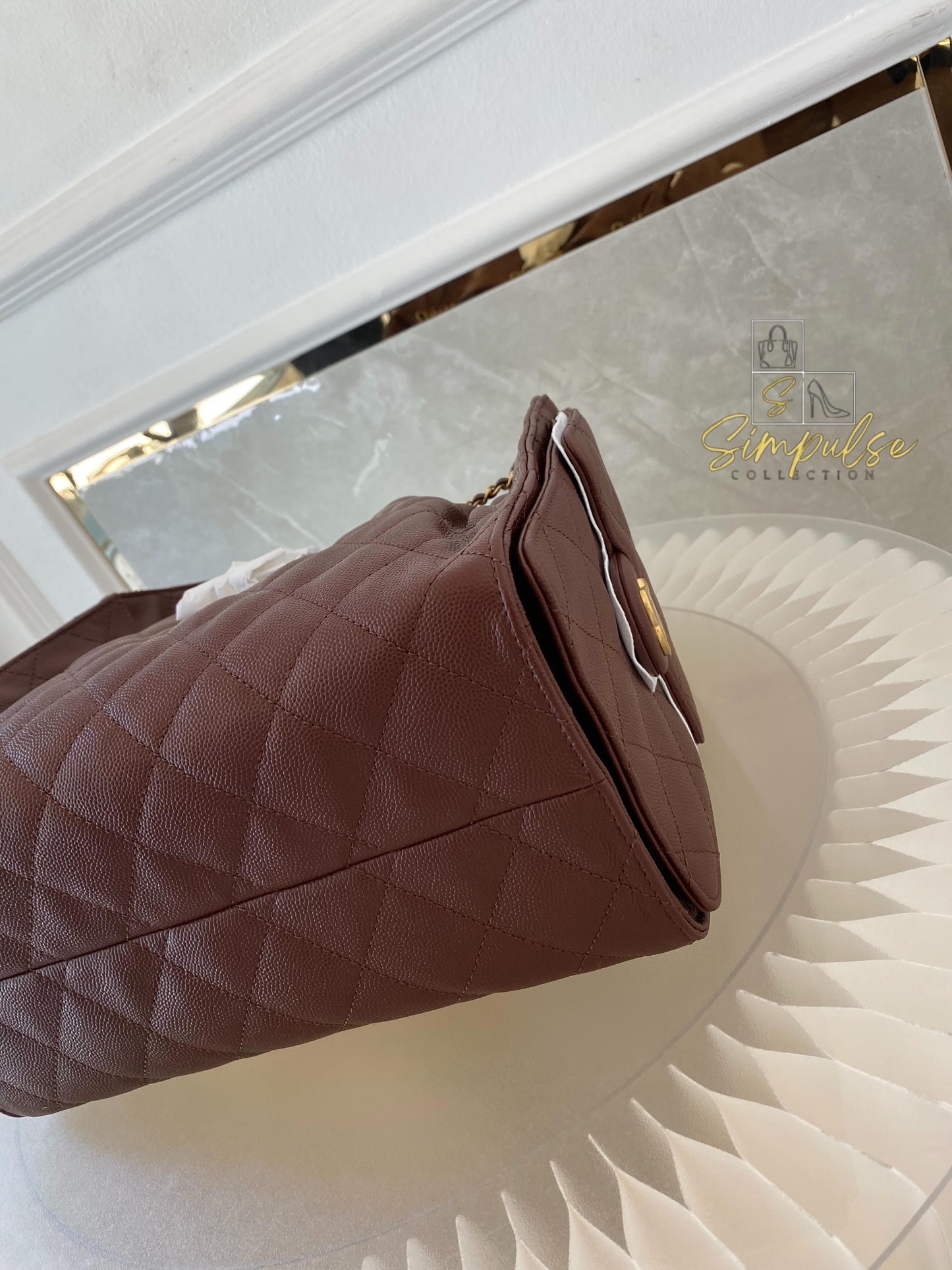 Chanel C25 Burgundy Small