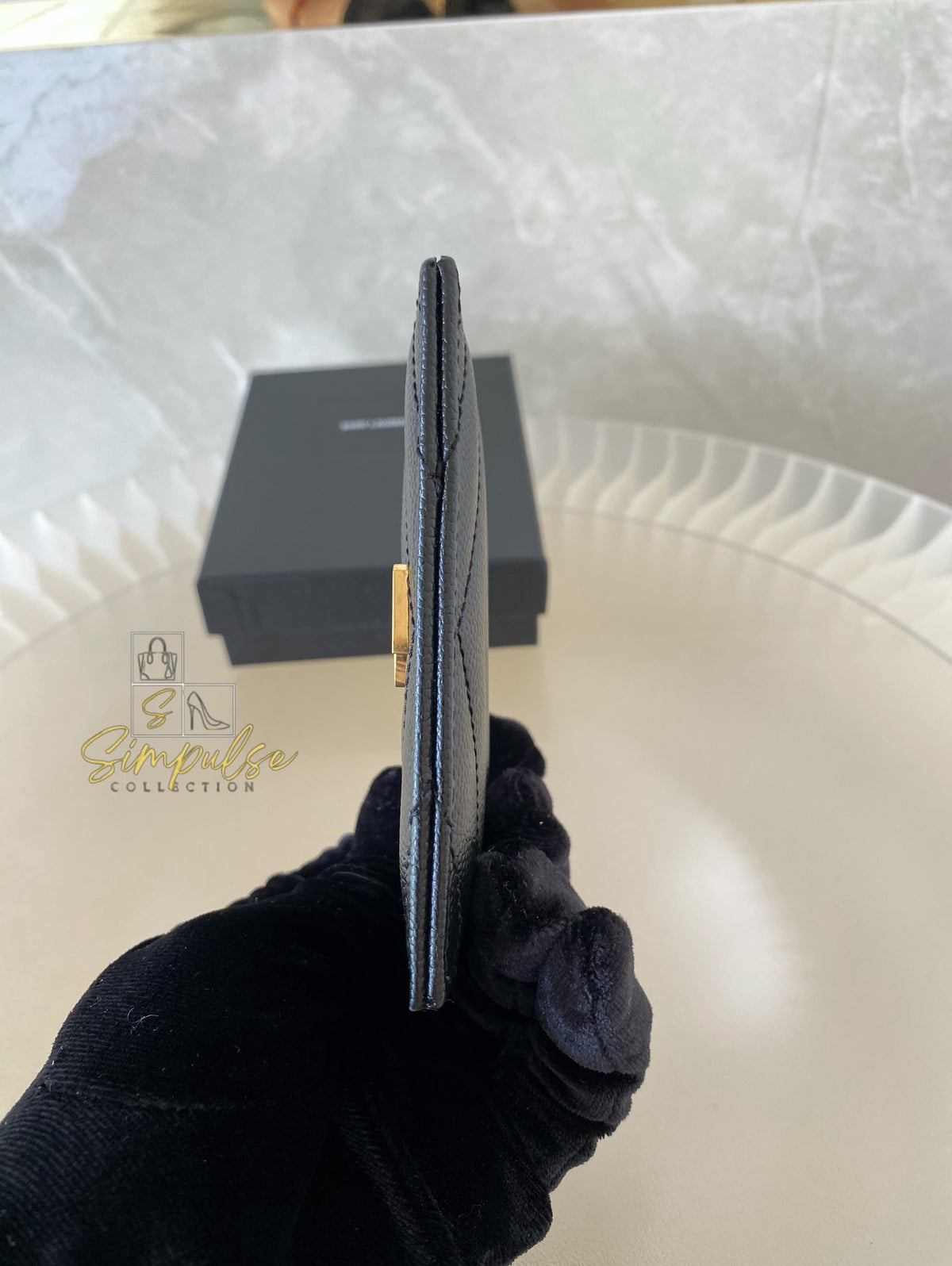 Yves Saint Laurent Cardholder Black
