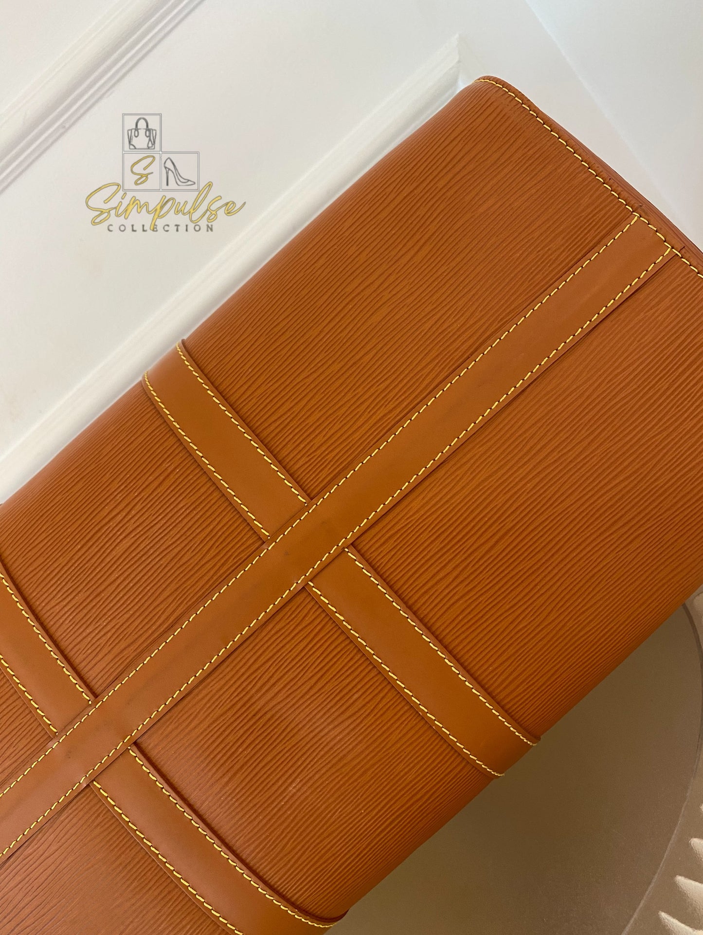 Louis Vuitton Keepall Epi Leather Cipango Gold