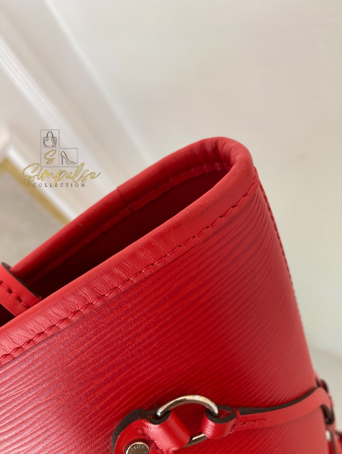 Louis Vuitton Epi Leather Neverfull Tote Bag