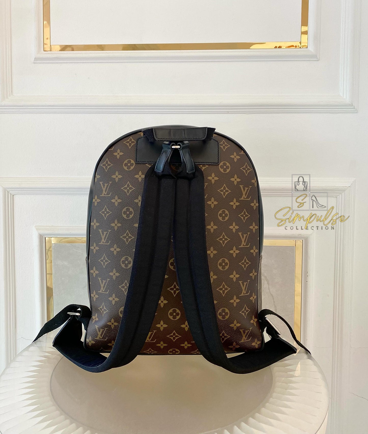 Louis Vuitton Josh Backpack Monogram Macassar