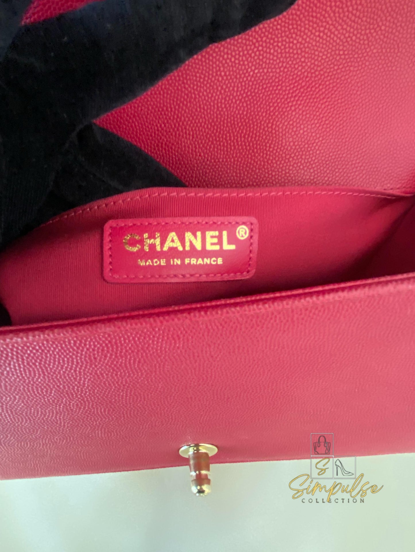 Chanel Leboy Caviar Pink Old Medium GHW