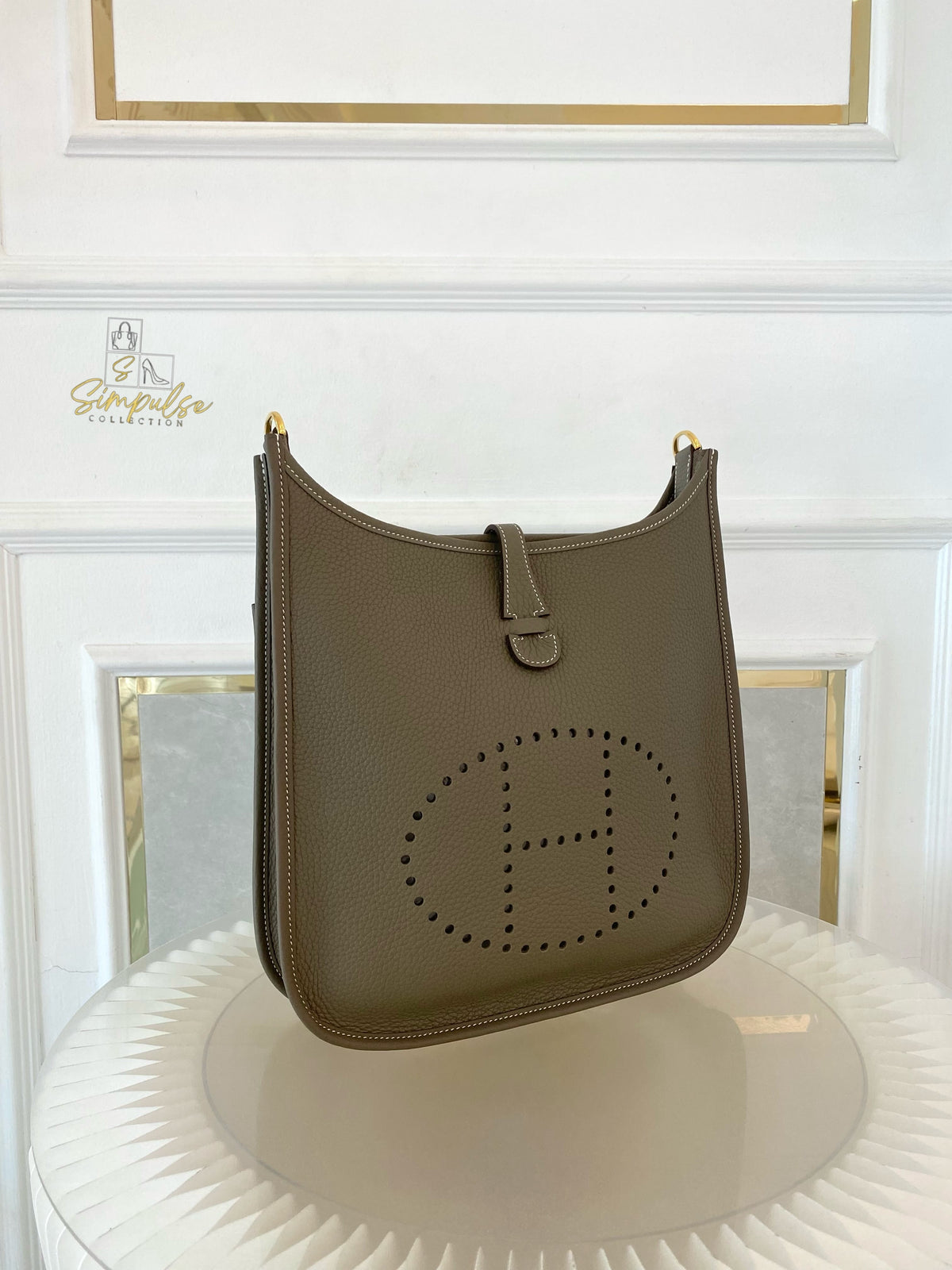 HERMES EVELYNE PM3 CLEMENCE ETOUPE
