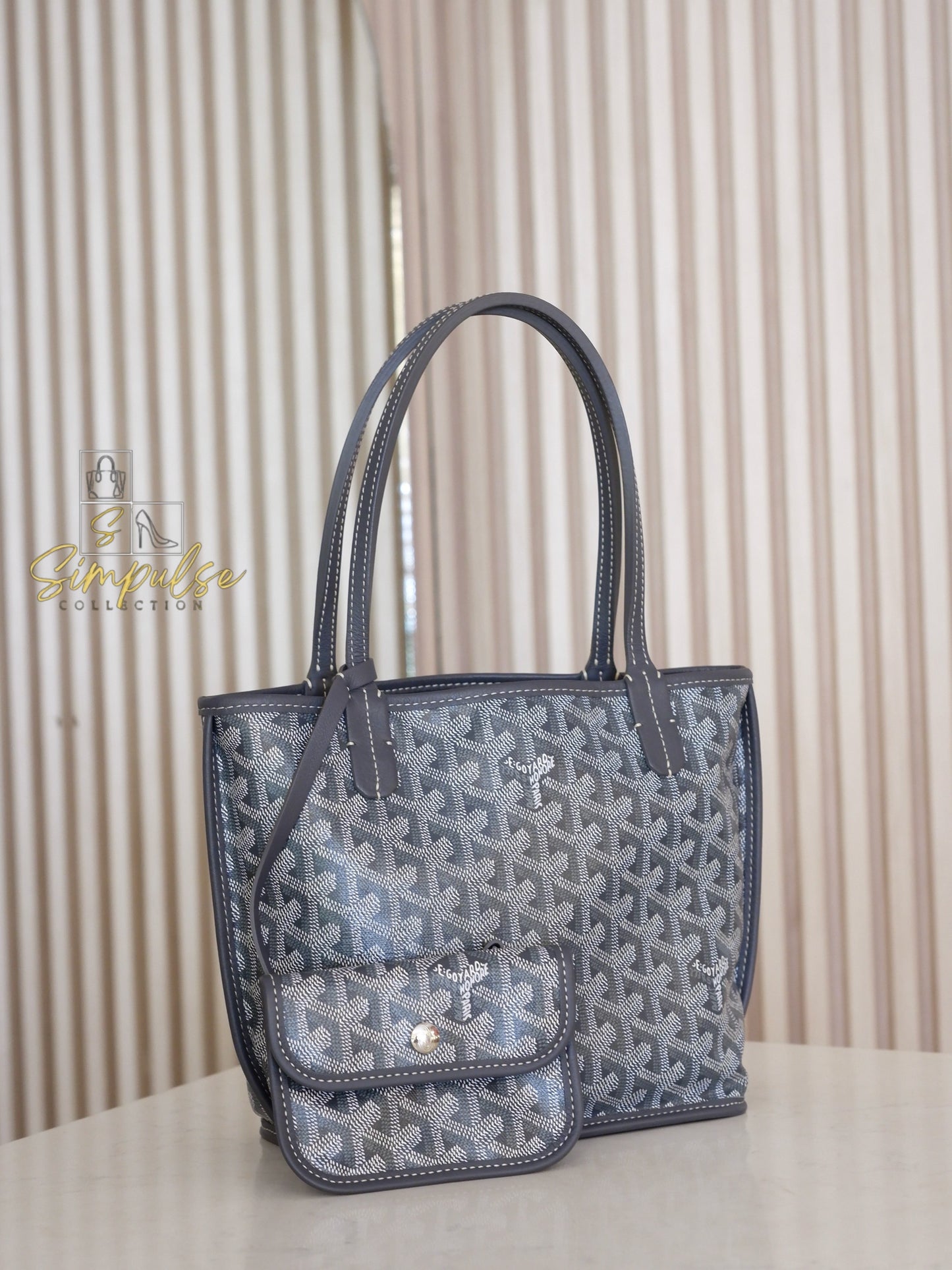 GOYARD MINI ANJOU GRAY
