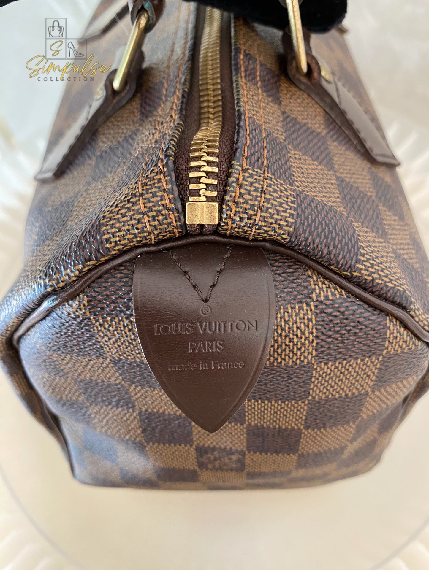 Louis Vuitton Speedy 25 in Damier Ebene