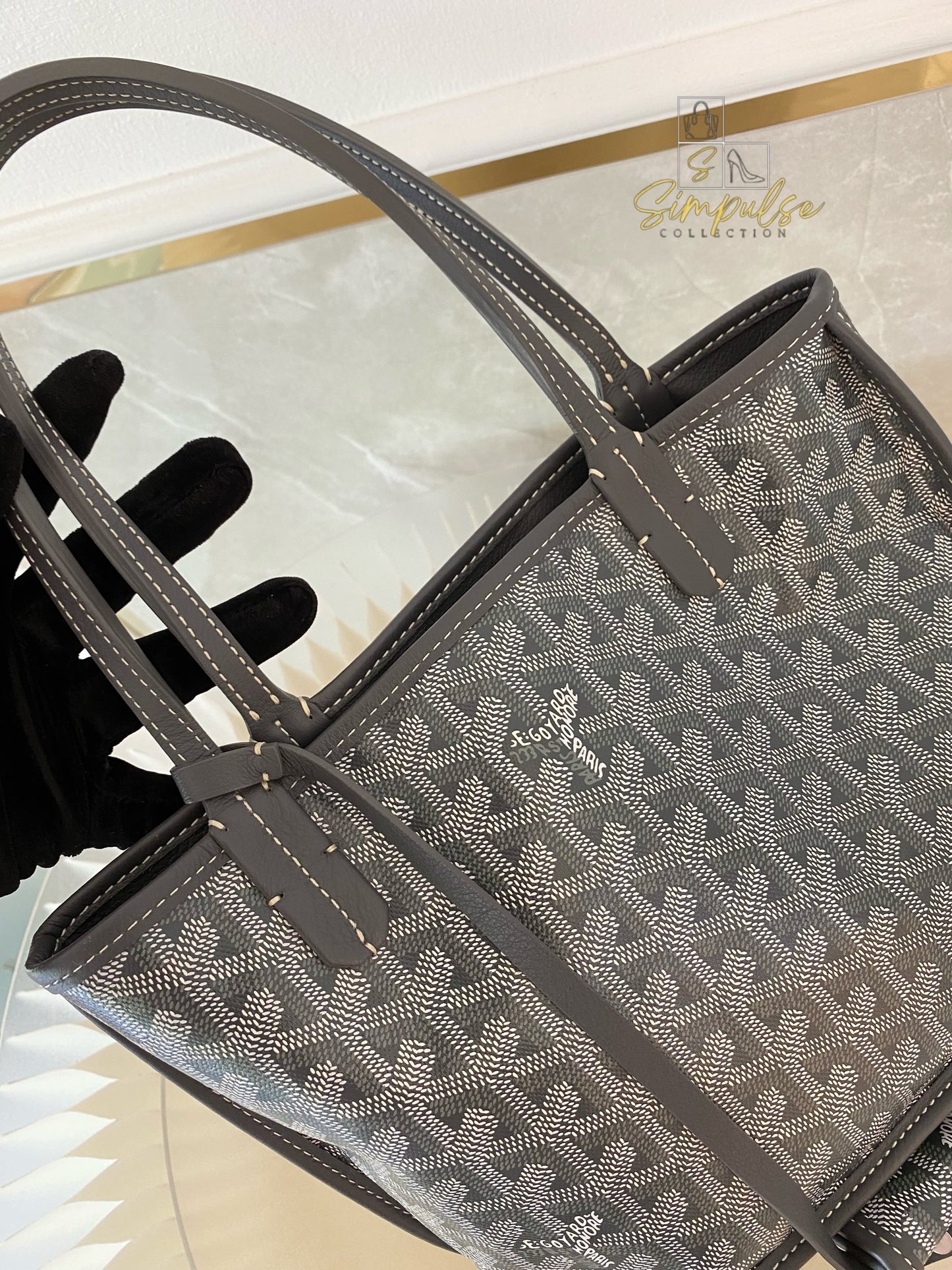 GOYARD MINI ANJOU GRAY