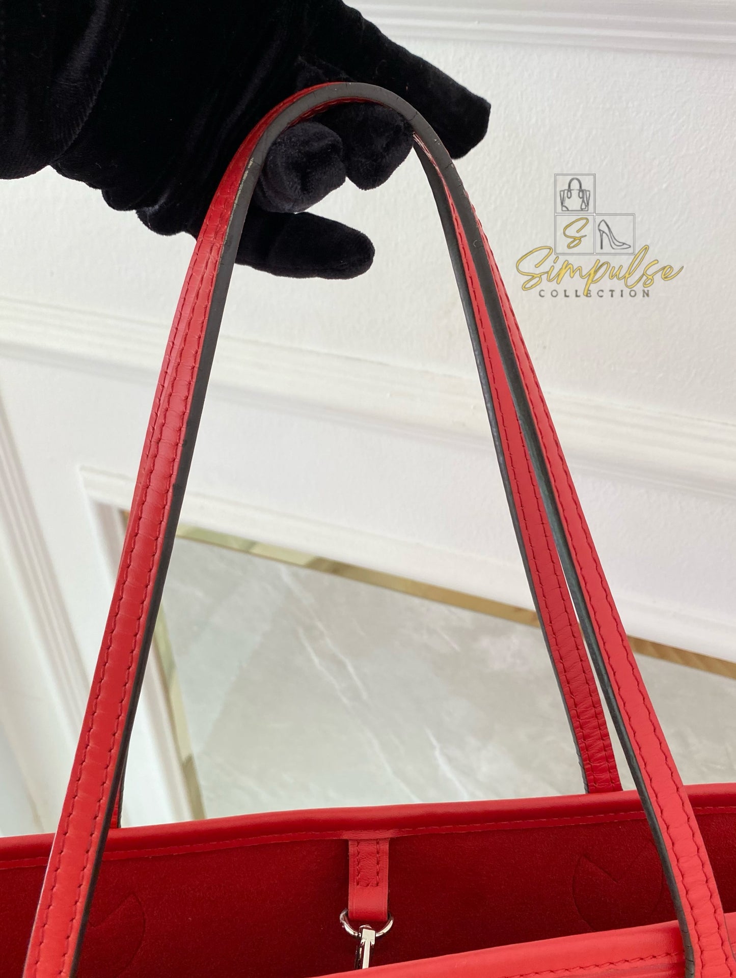 Louis Vuitton Epi Leather Neverfull Tote Bag