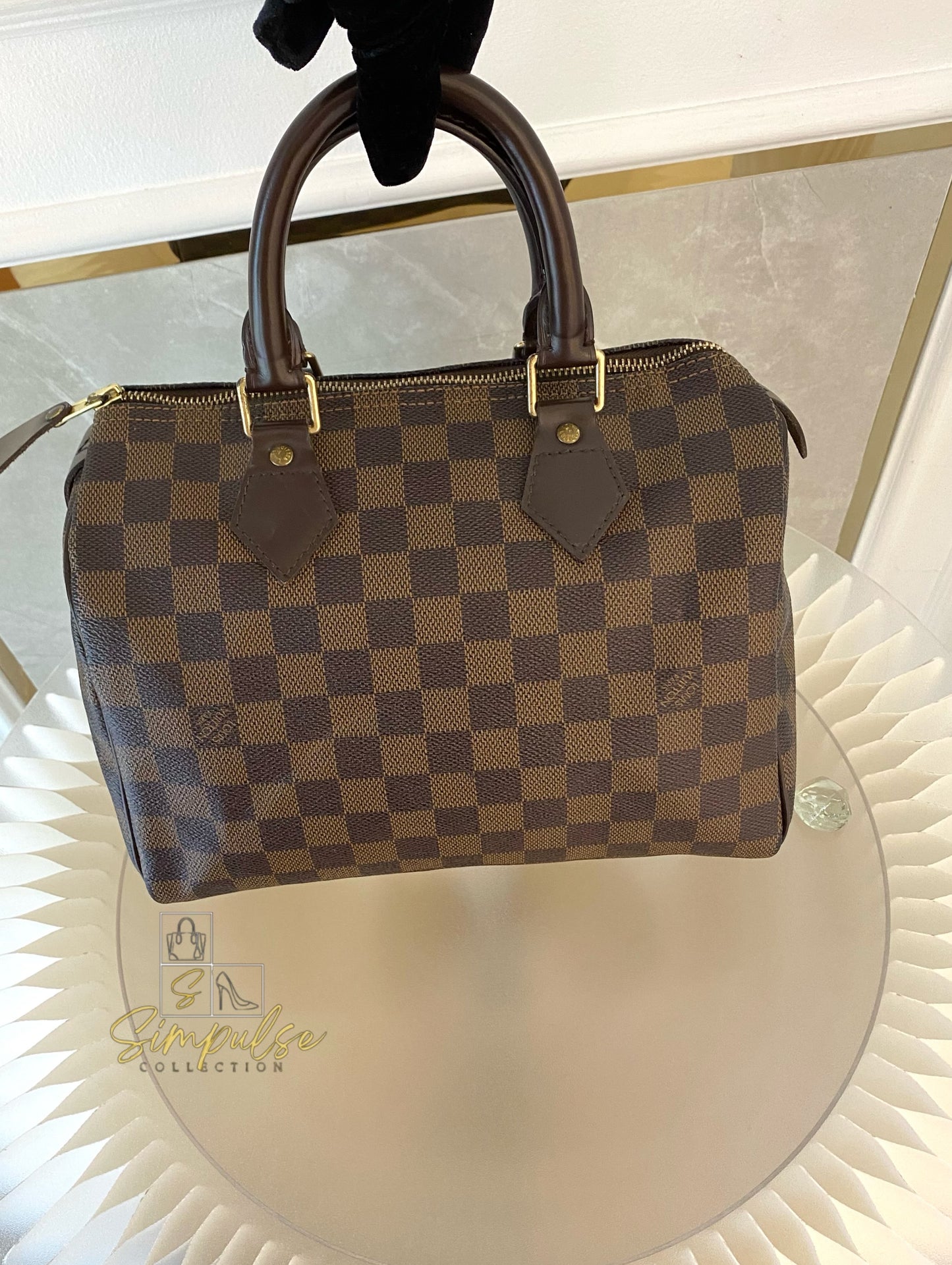 Louis Vuitton Speedy 25 in Damier Ebene