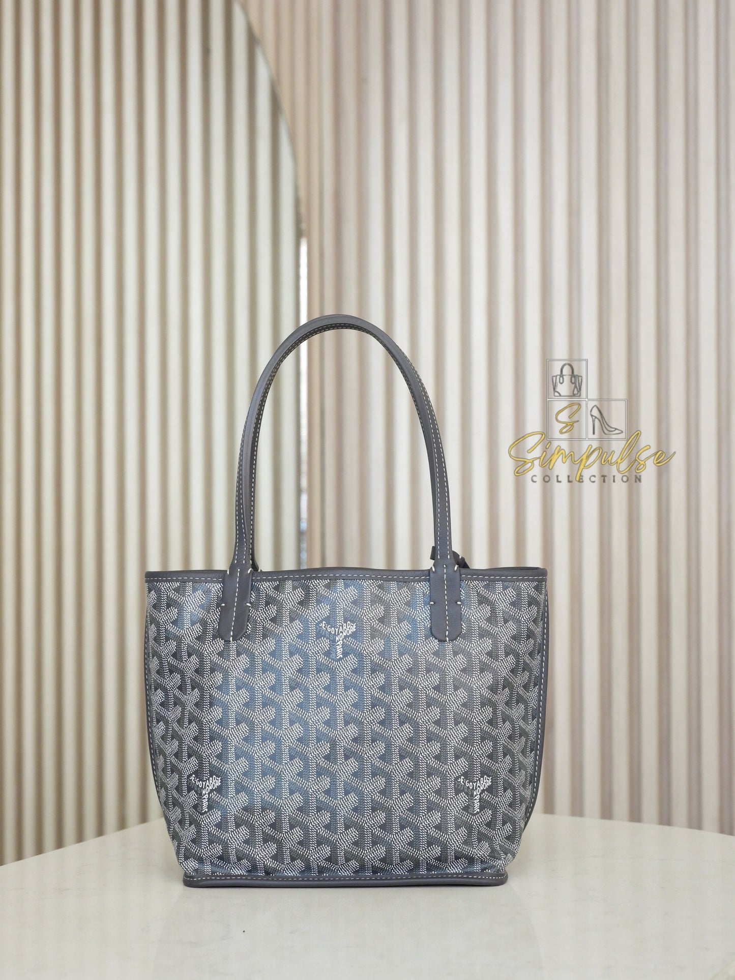 GOYARD MINI ANJOU GRAY