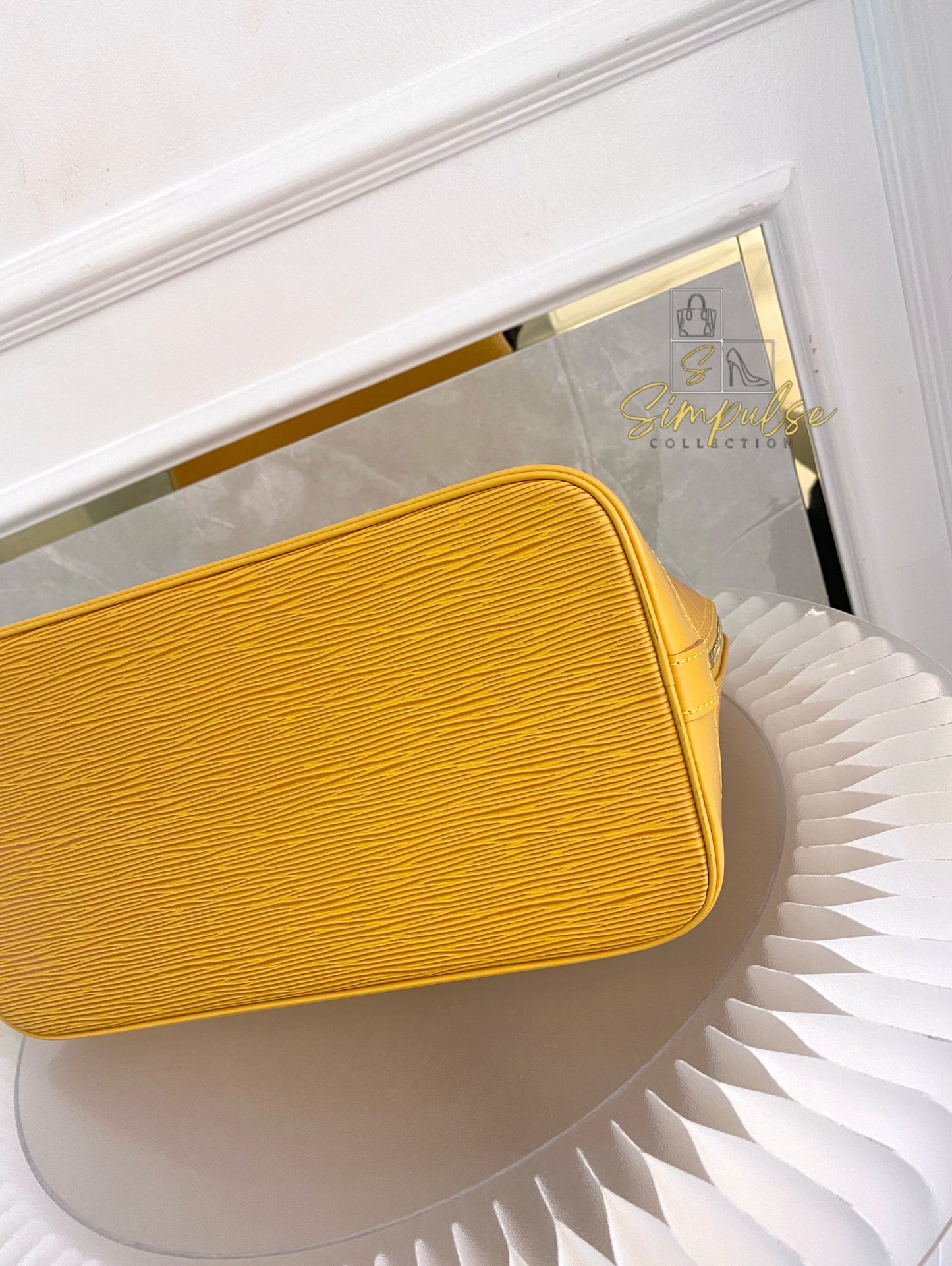 Louis Vuitton Epi Alma Bag Yellow