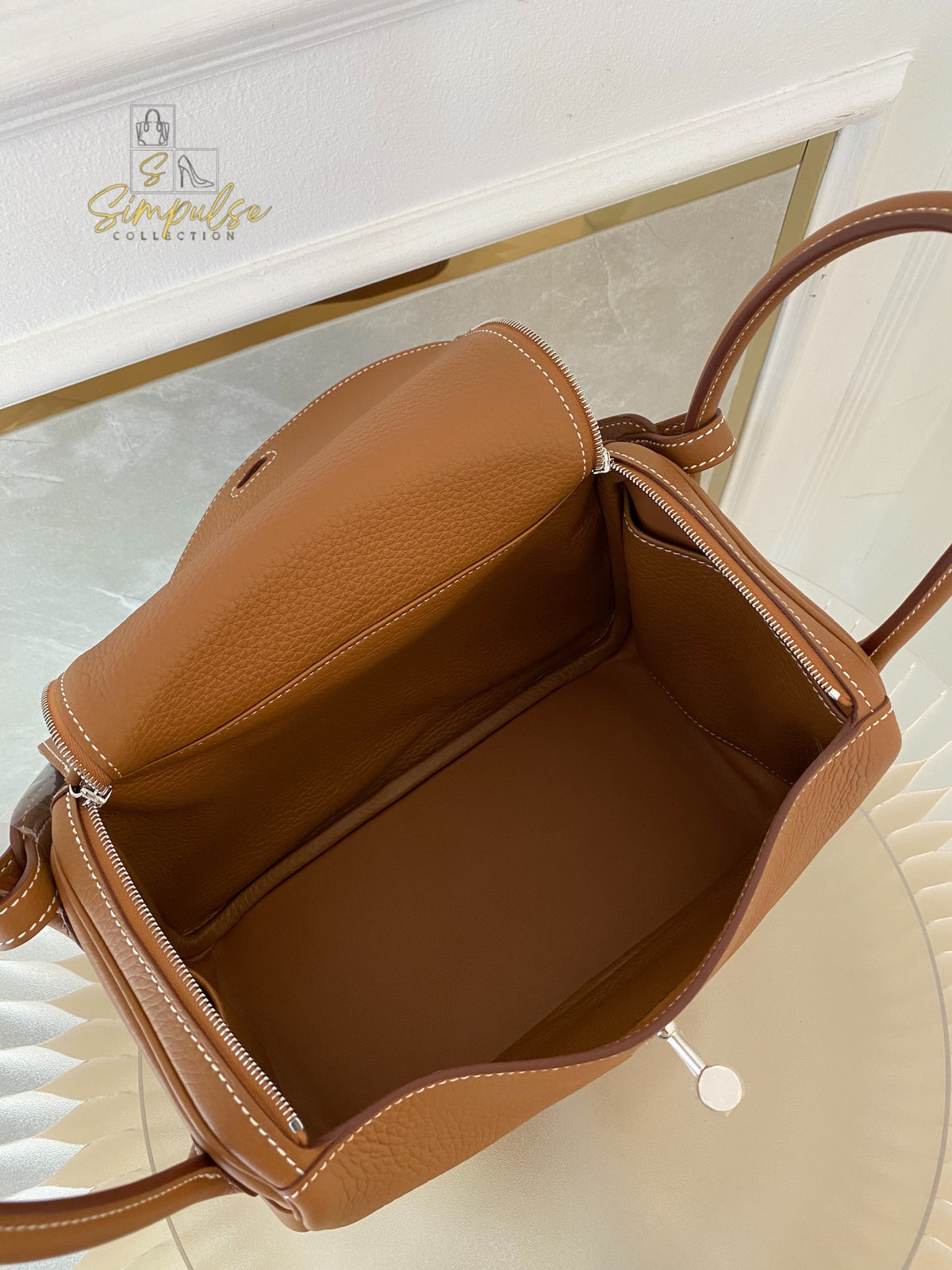 HERMES LINDY 26 CLEMENCE GOLD