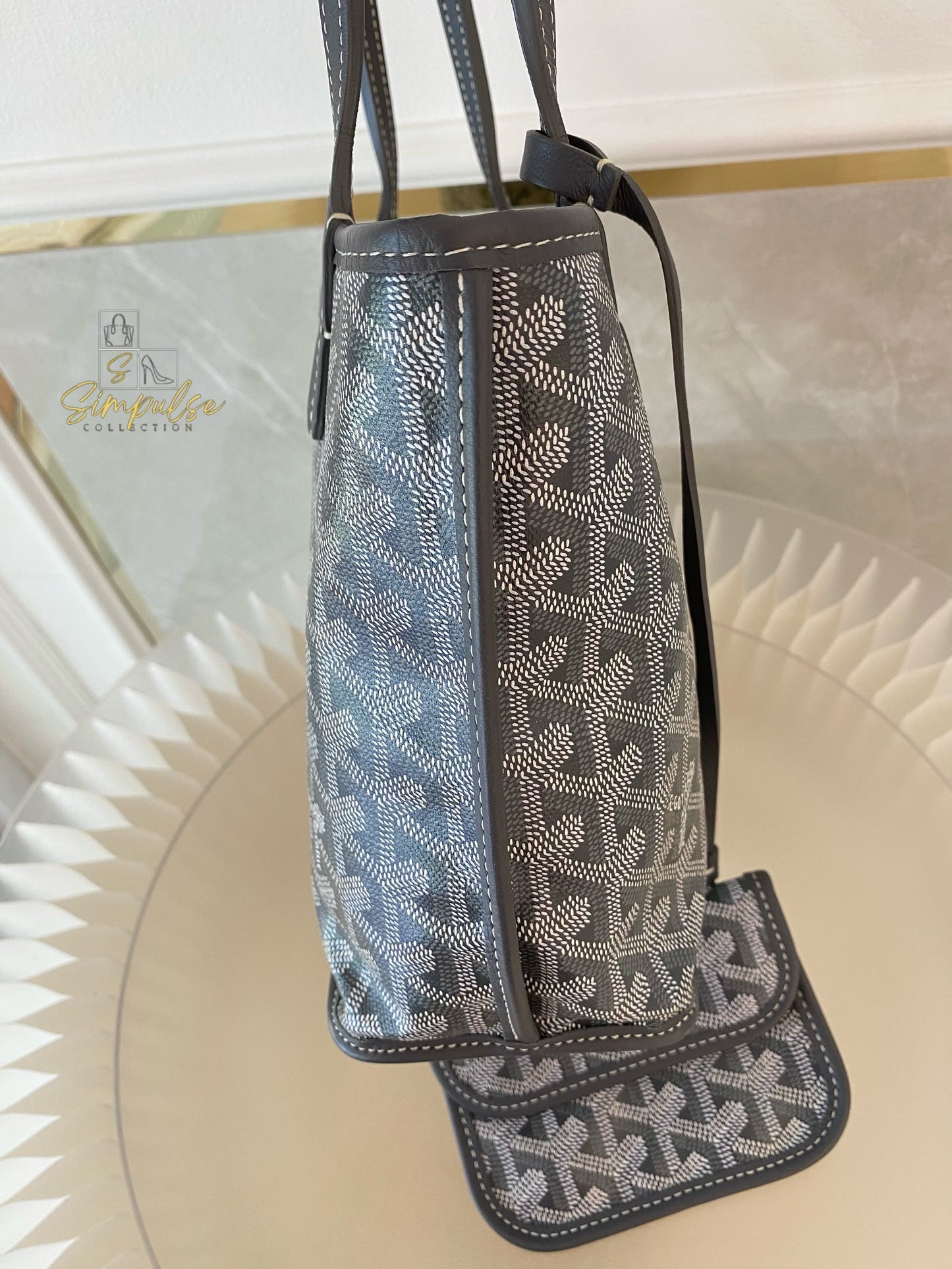 GOYARD MINI ANJOU GRAY