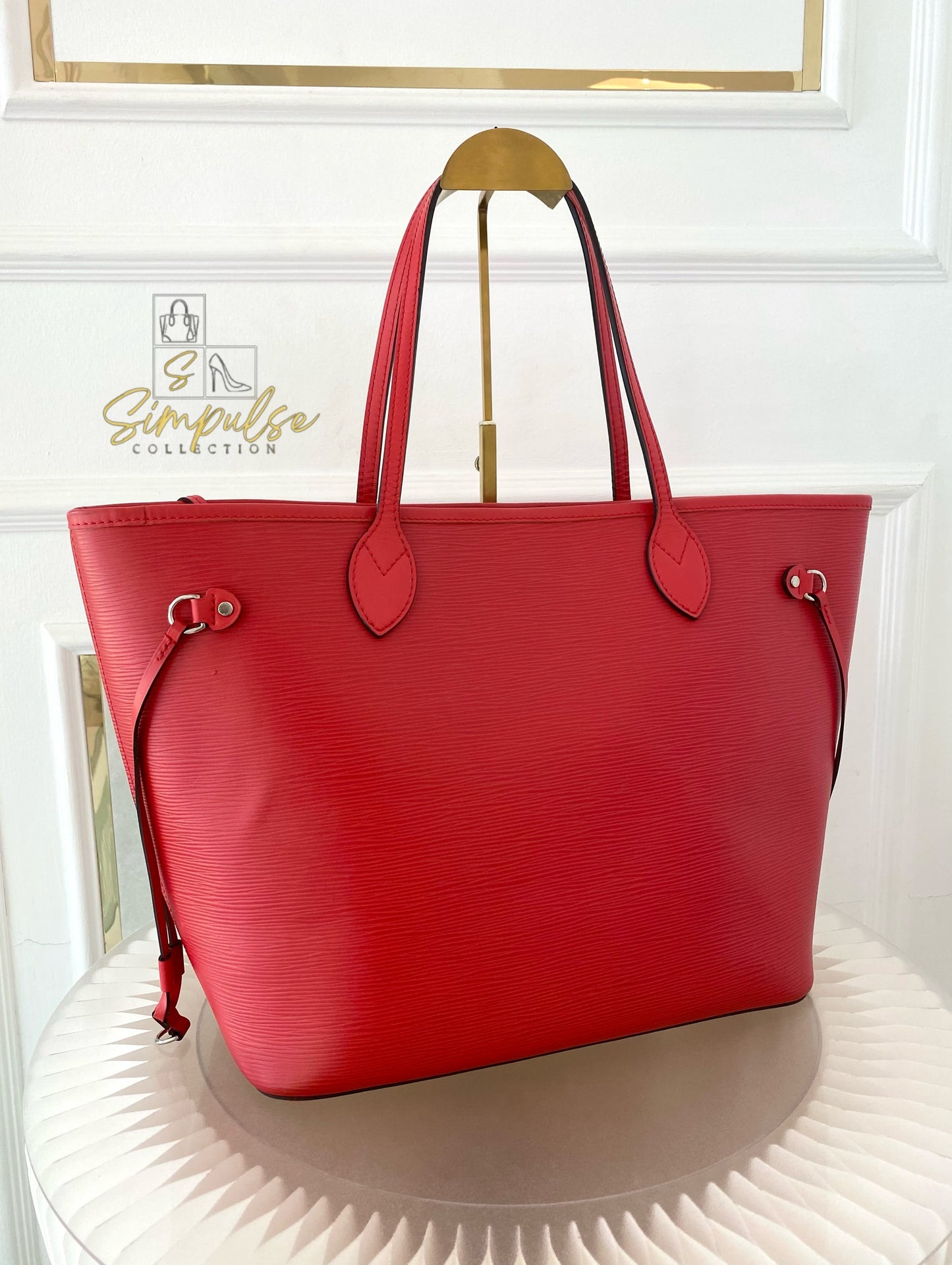 Louis Vuitton Epi Leather Neverfull Tote Bag