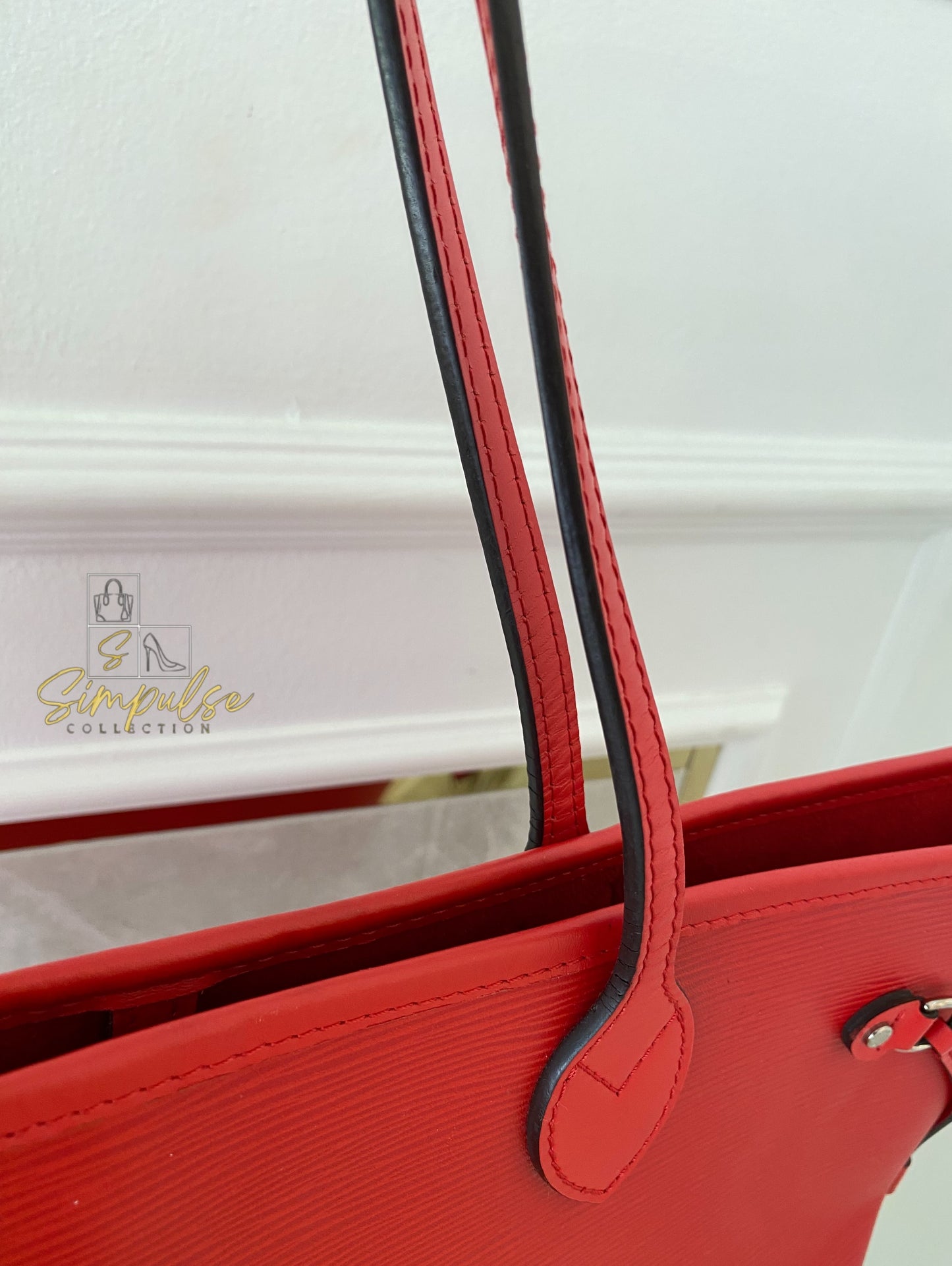 Louis Vuitton Epi Leather Neverfull Tote Bag
