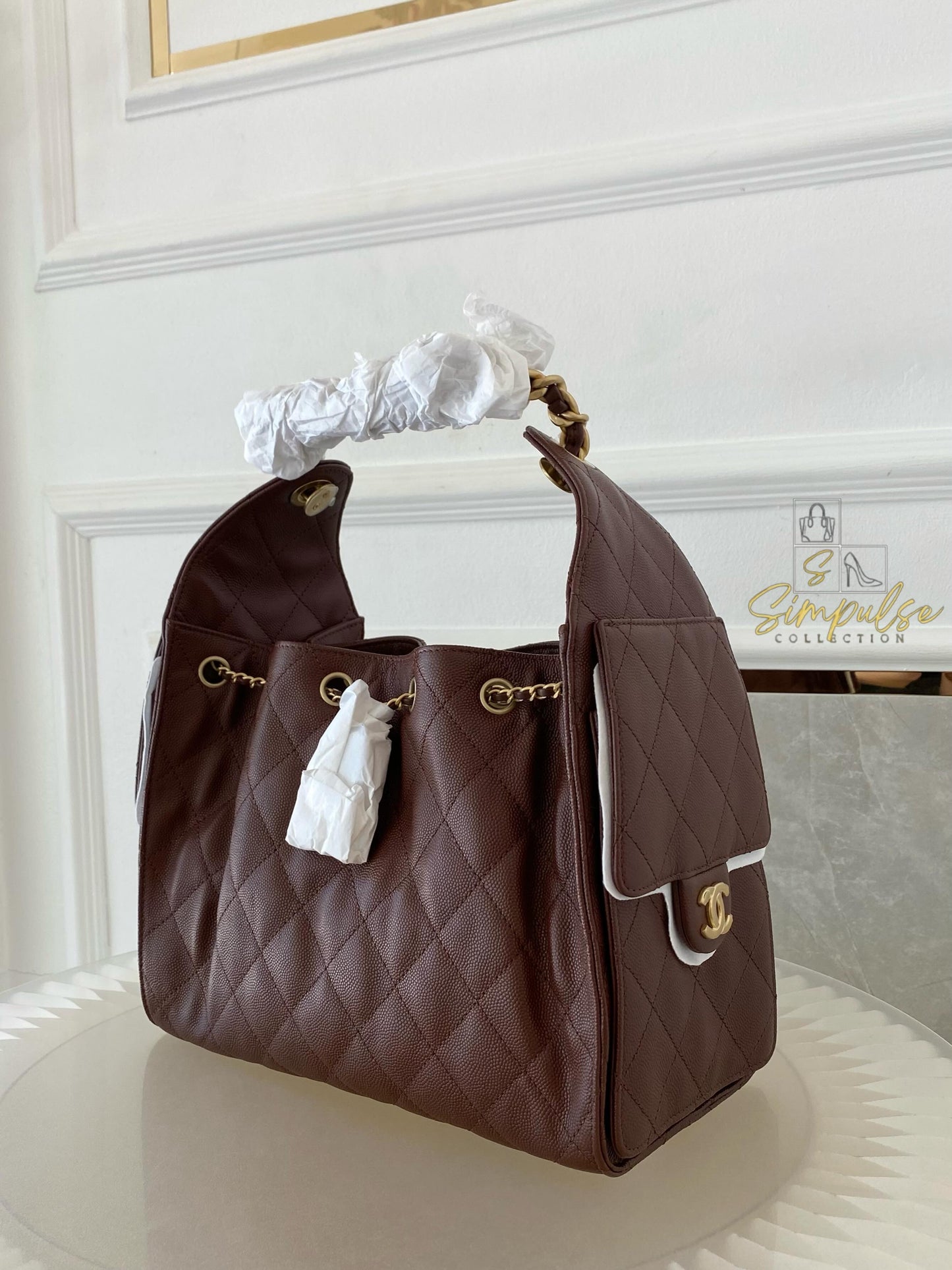 Chanel C25 Burgundy Small