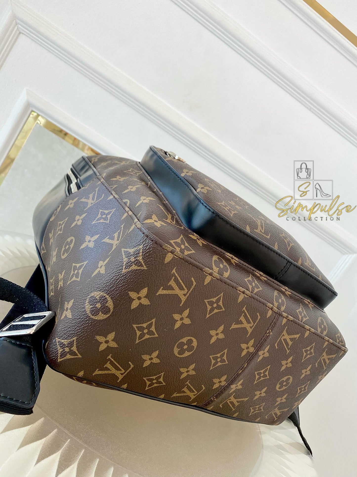 Louis Vuitton Josh Backpack Monogram Macassar