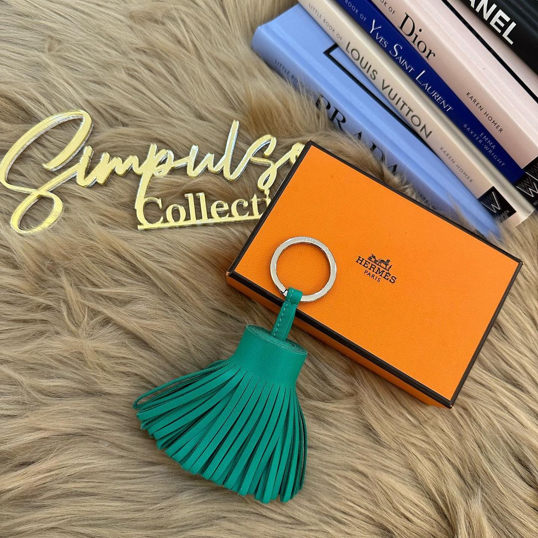 H Carmen Tassel Bag Charm/Keychain