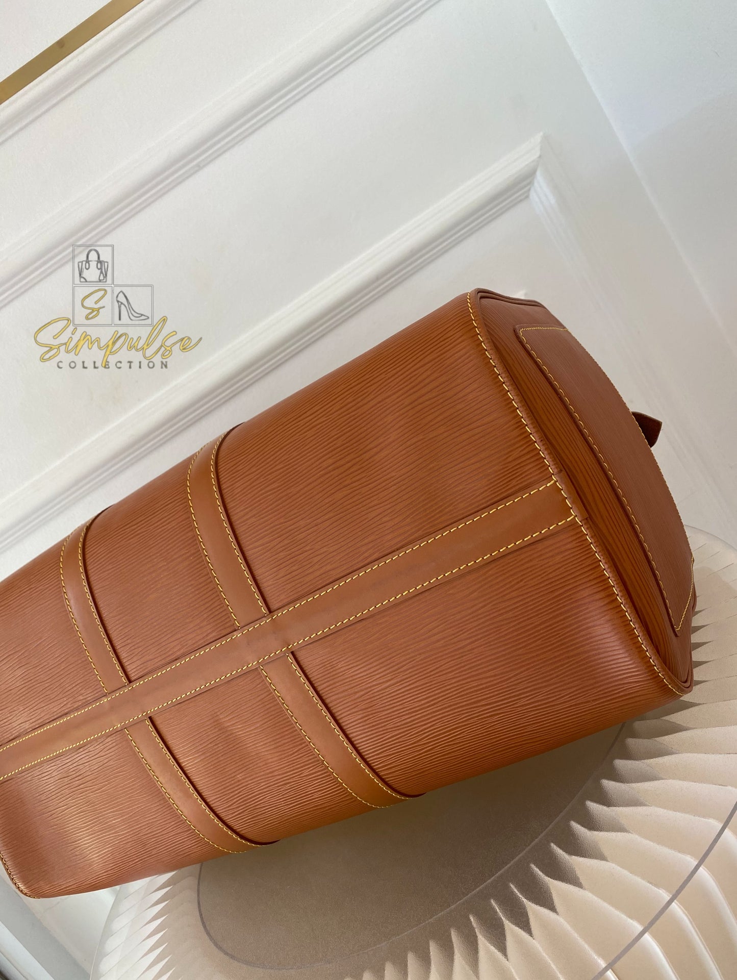 Louis Vuitton Keepall Epi Leather Cipango Gold