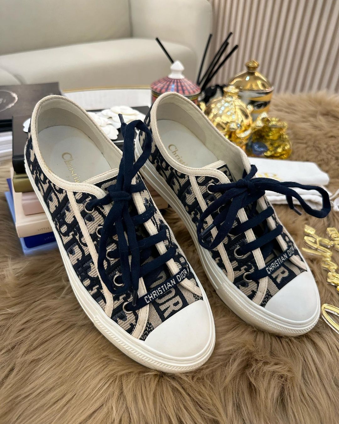 J’Adior Monogram Sneakers