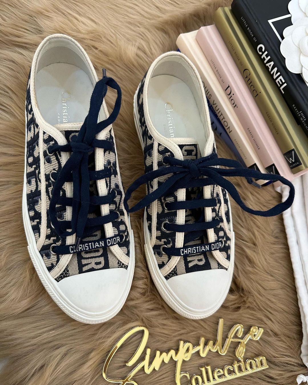 J’Adior Monogram Sneakers